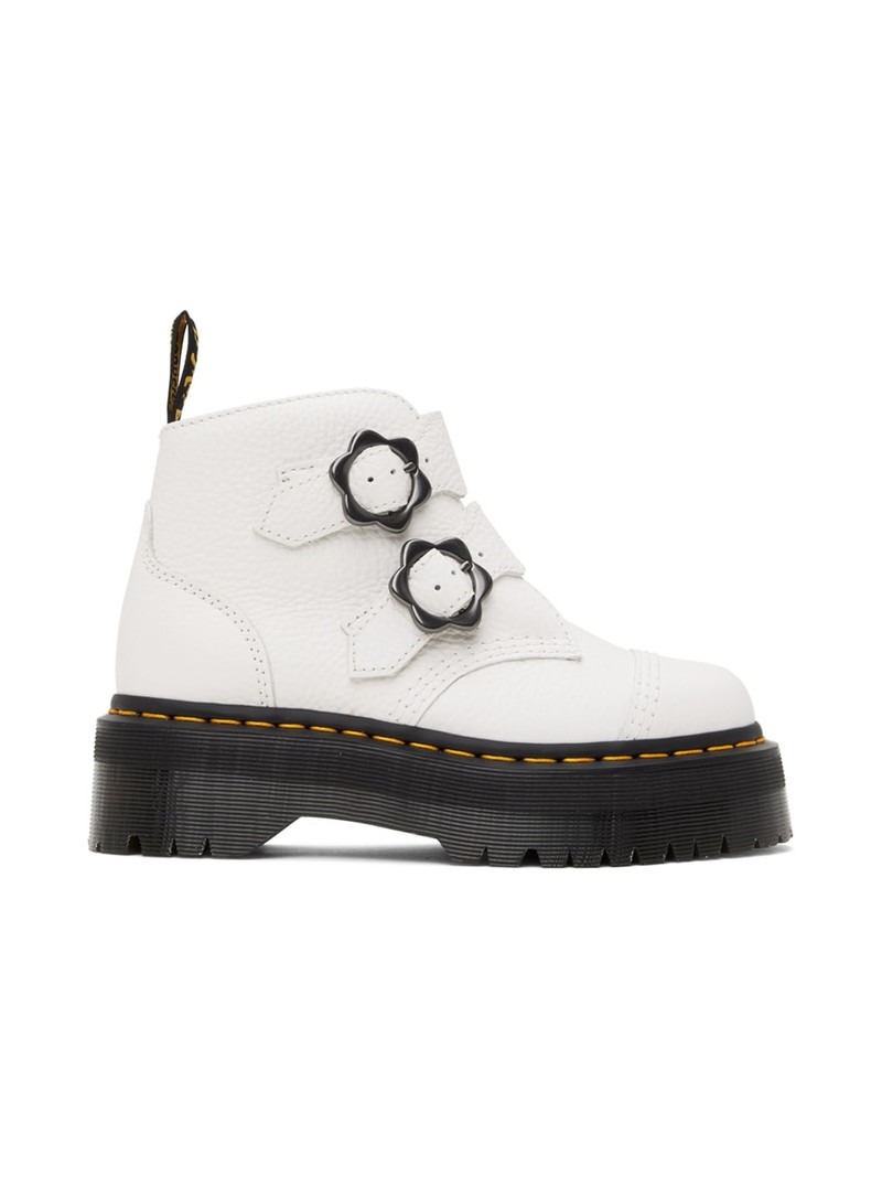 Devon flower-buckle boots - 1