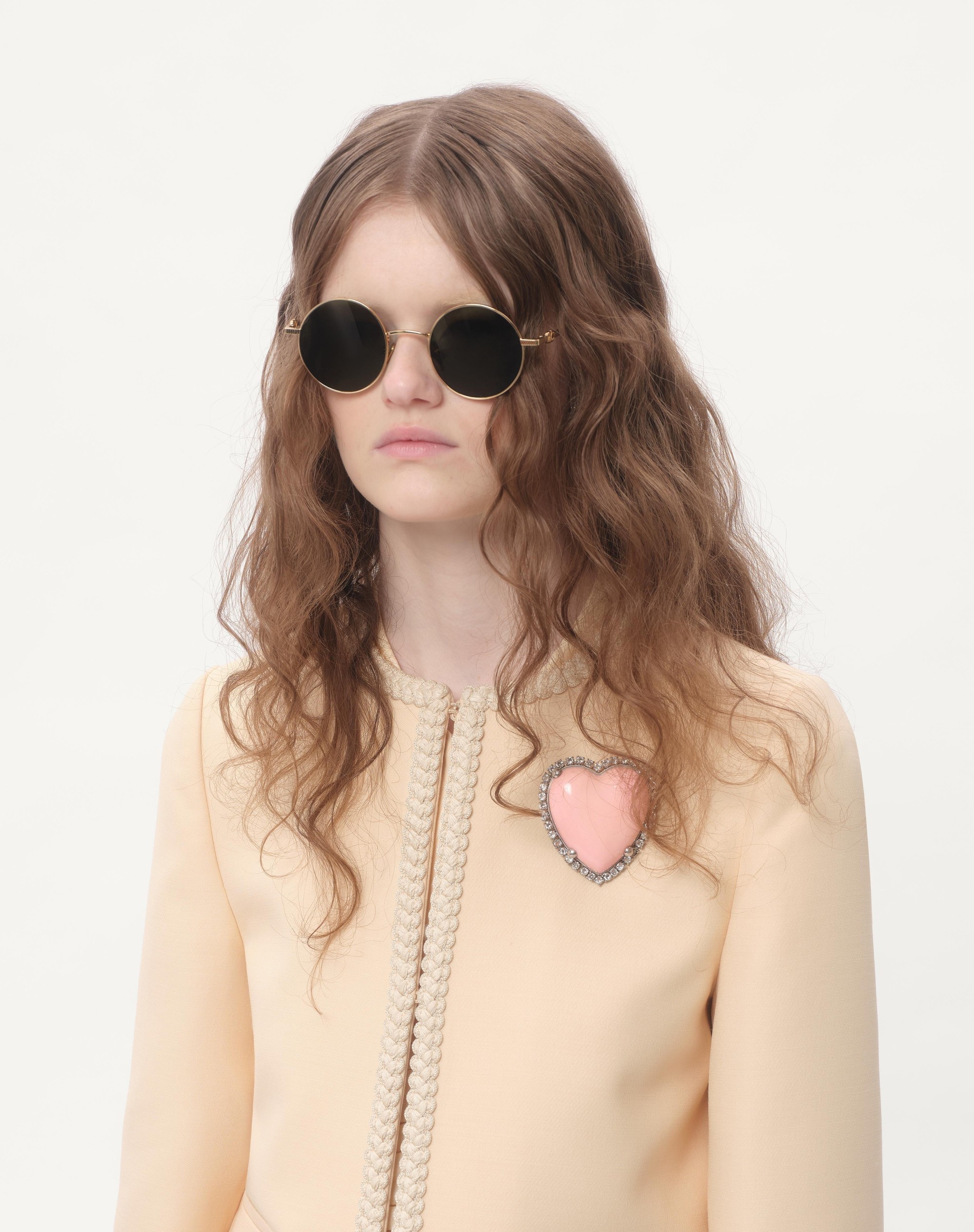 COEUR HYPERBOLE BROOCH IN METAL, RESIN AND SWAROVSKI® CRYSTALS - 2