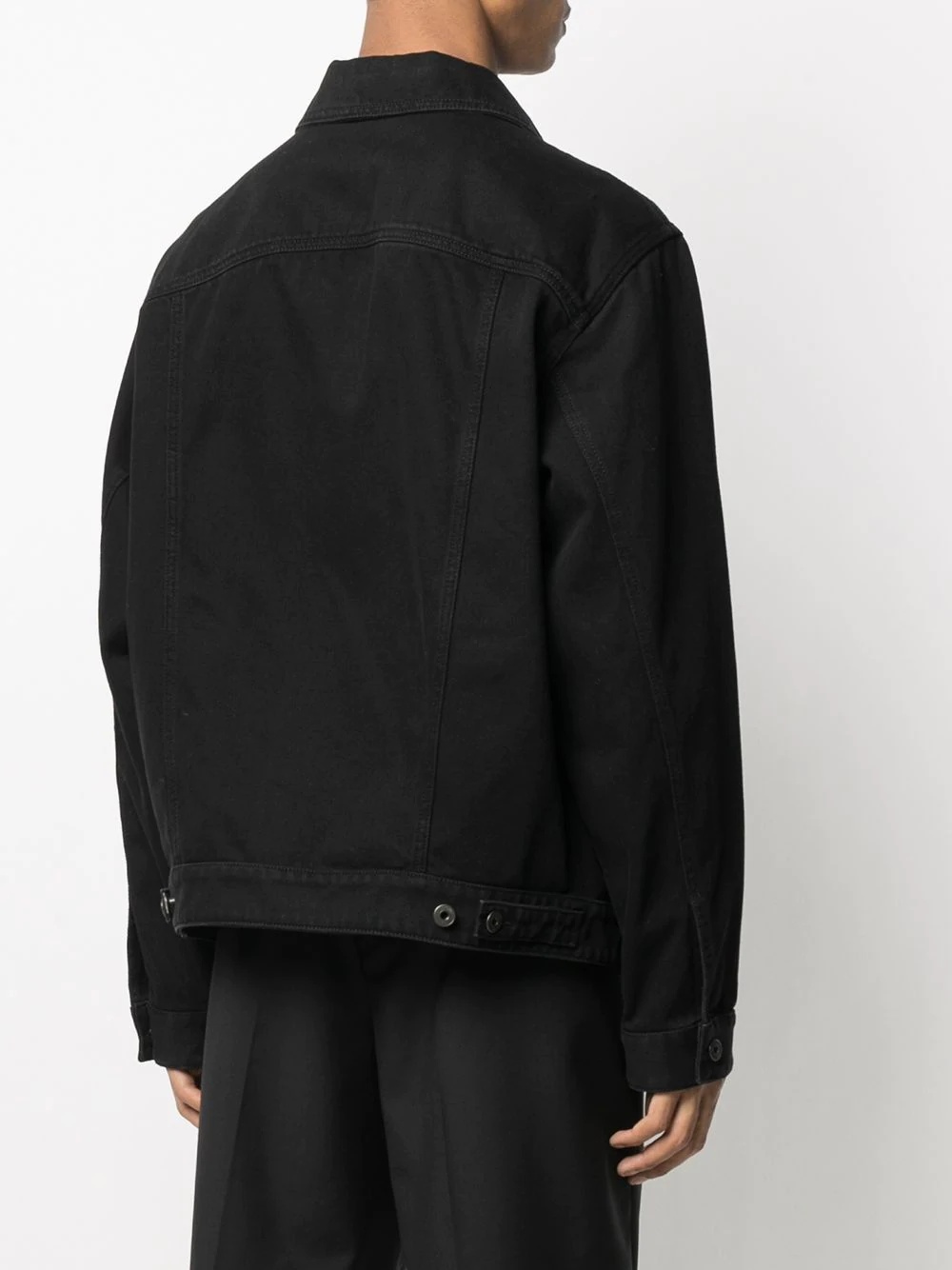 VLTN appliqué denim jacket - 4