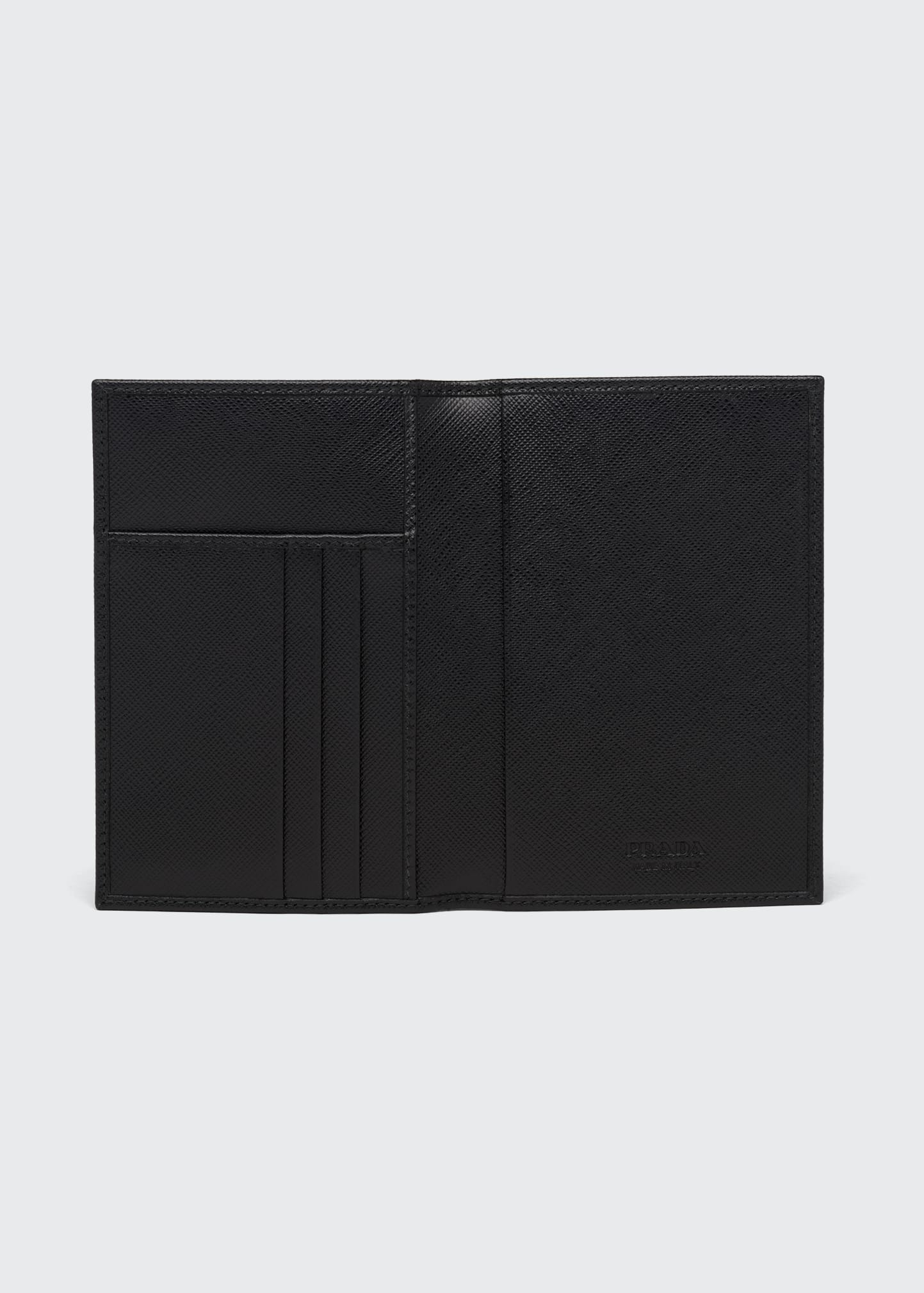 Men's Saffiano Leather Passport Cover - 4
