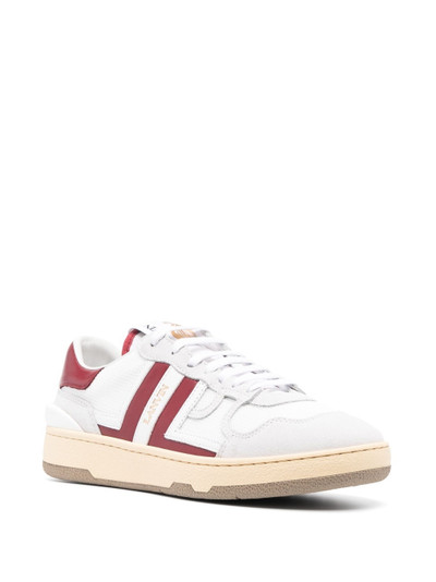 Lanvin Clay panelled leather sneakers outlook