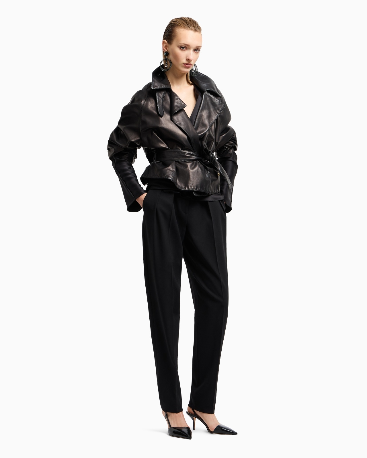 SHIRT IN DOUBLE-SIDED SILK SATIN - 2