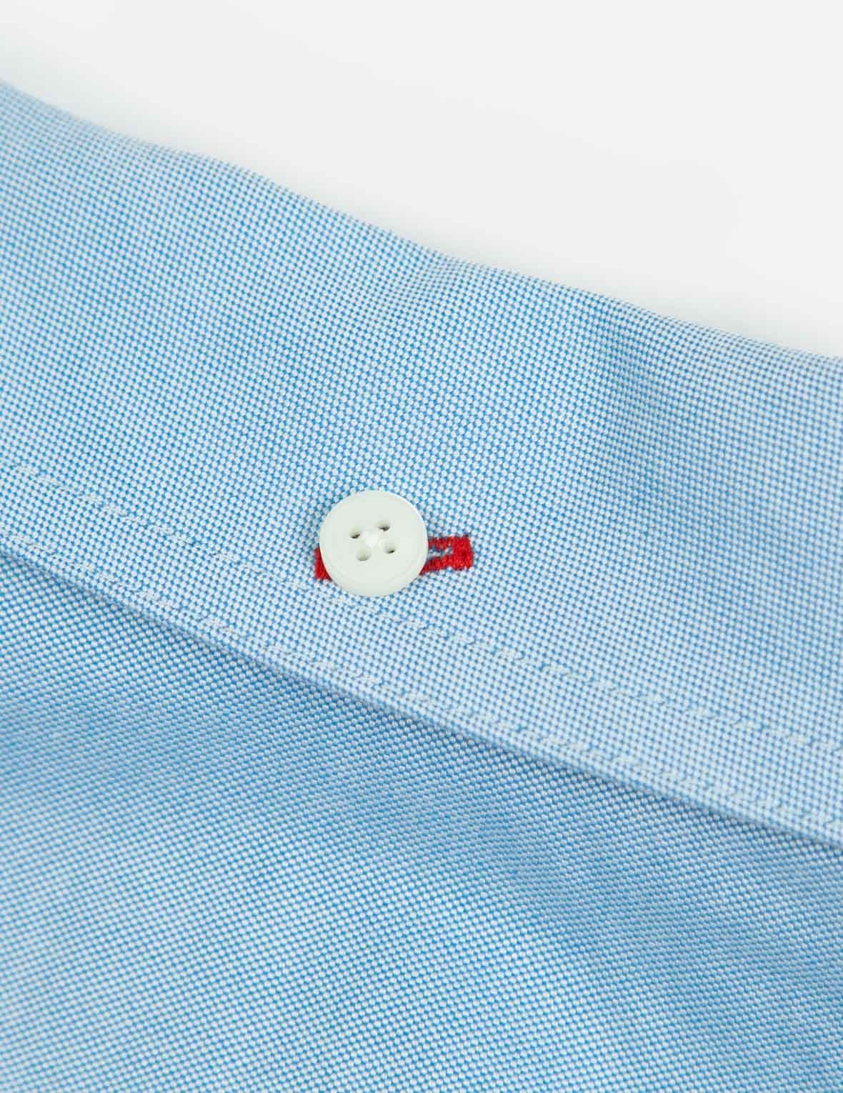 RESTRUCTURED POCKET OXFORD SHIRT - 14