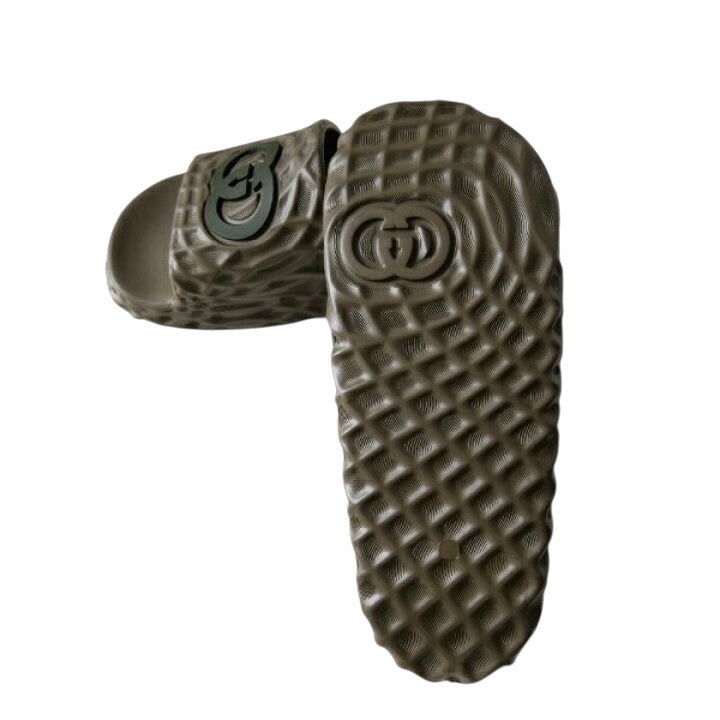Gucci Interlocking G Rubber Slides - 3