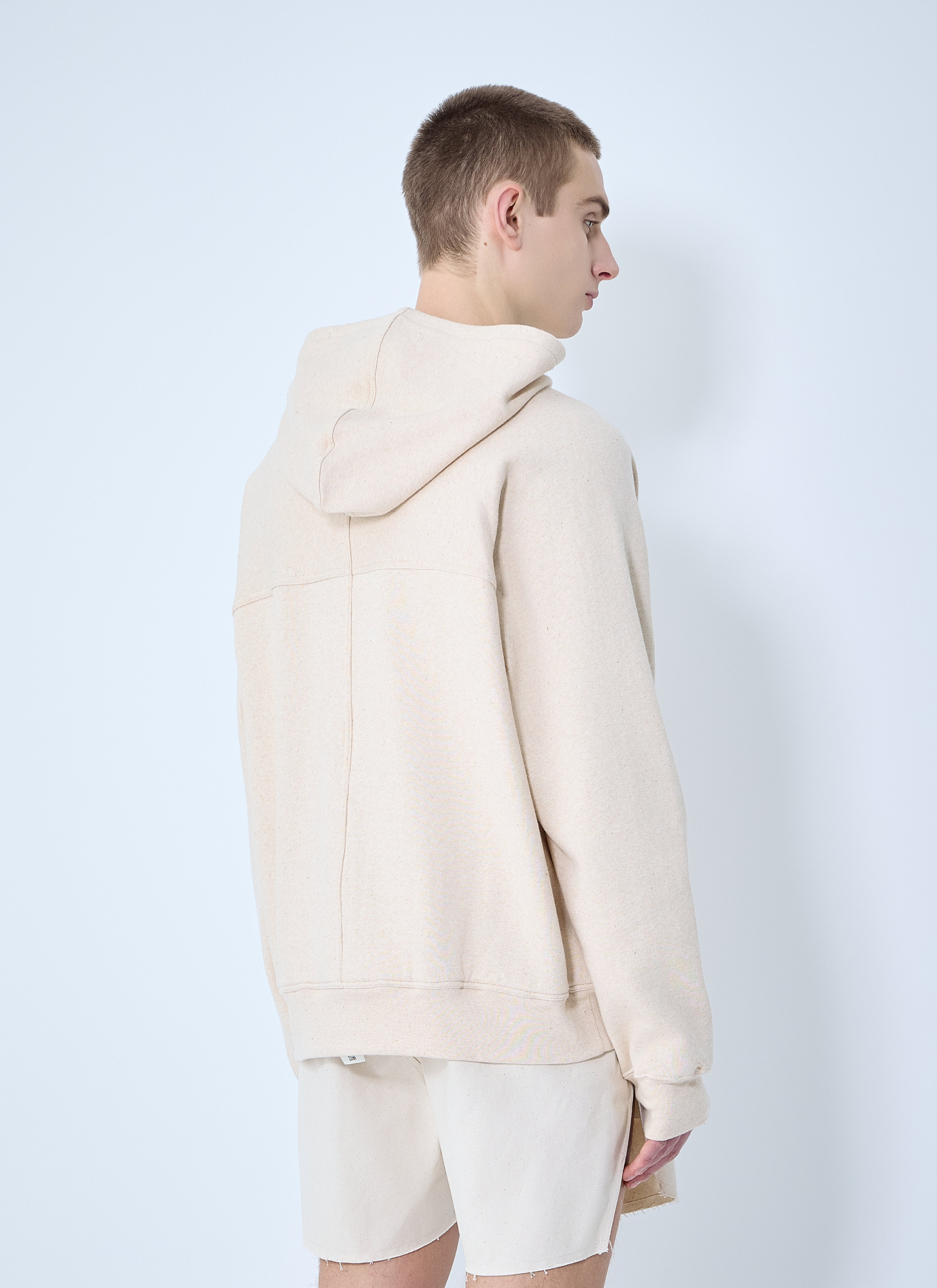 Rick Owens Men Zip-Up Hooded Sweatshirt - 4