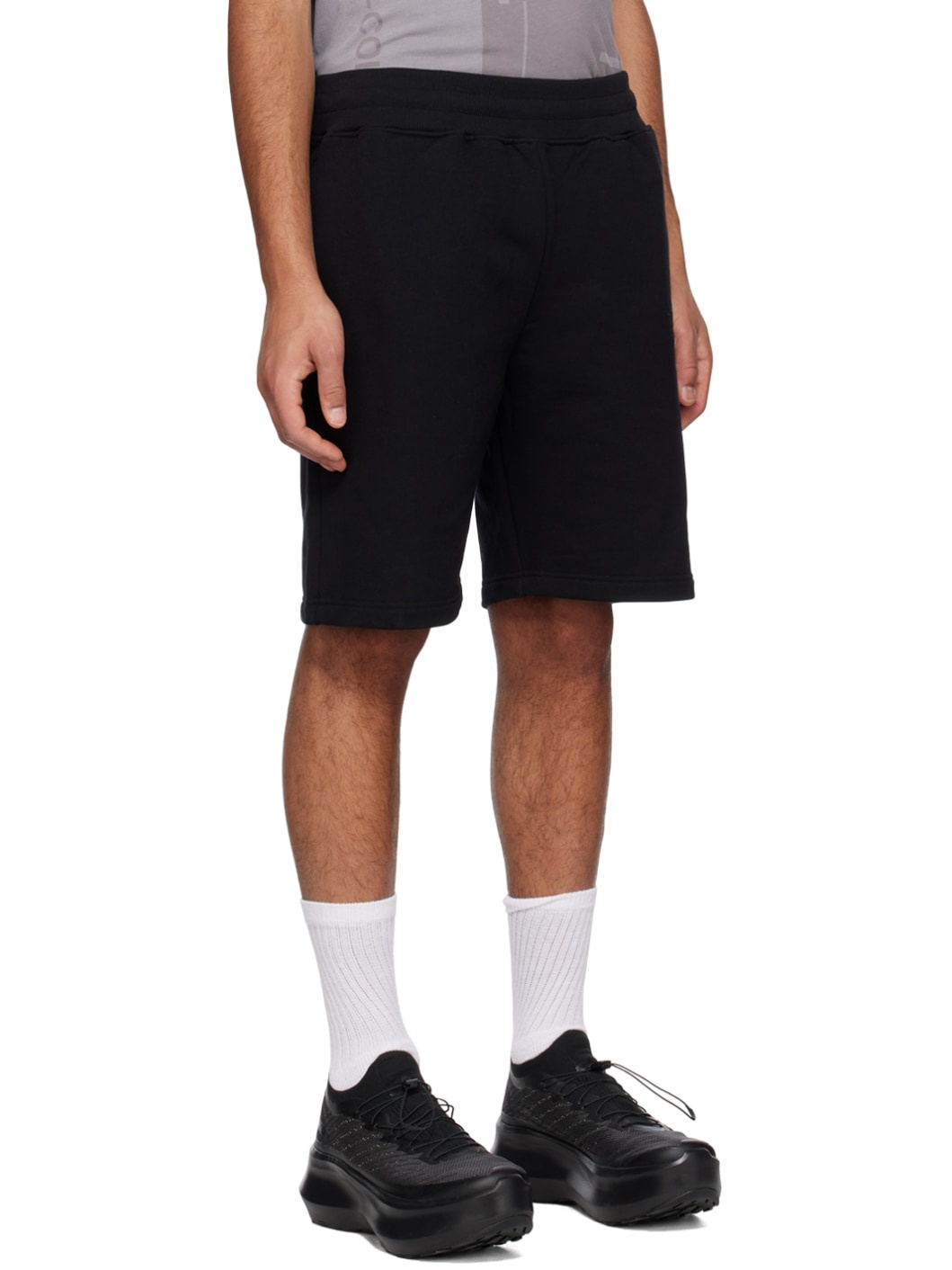 Black Bonded Shorts - 2