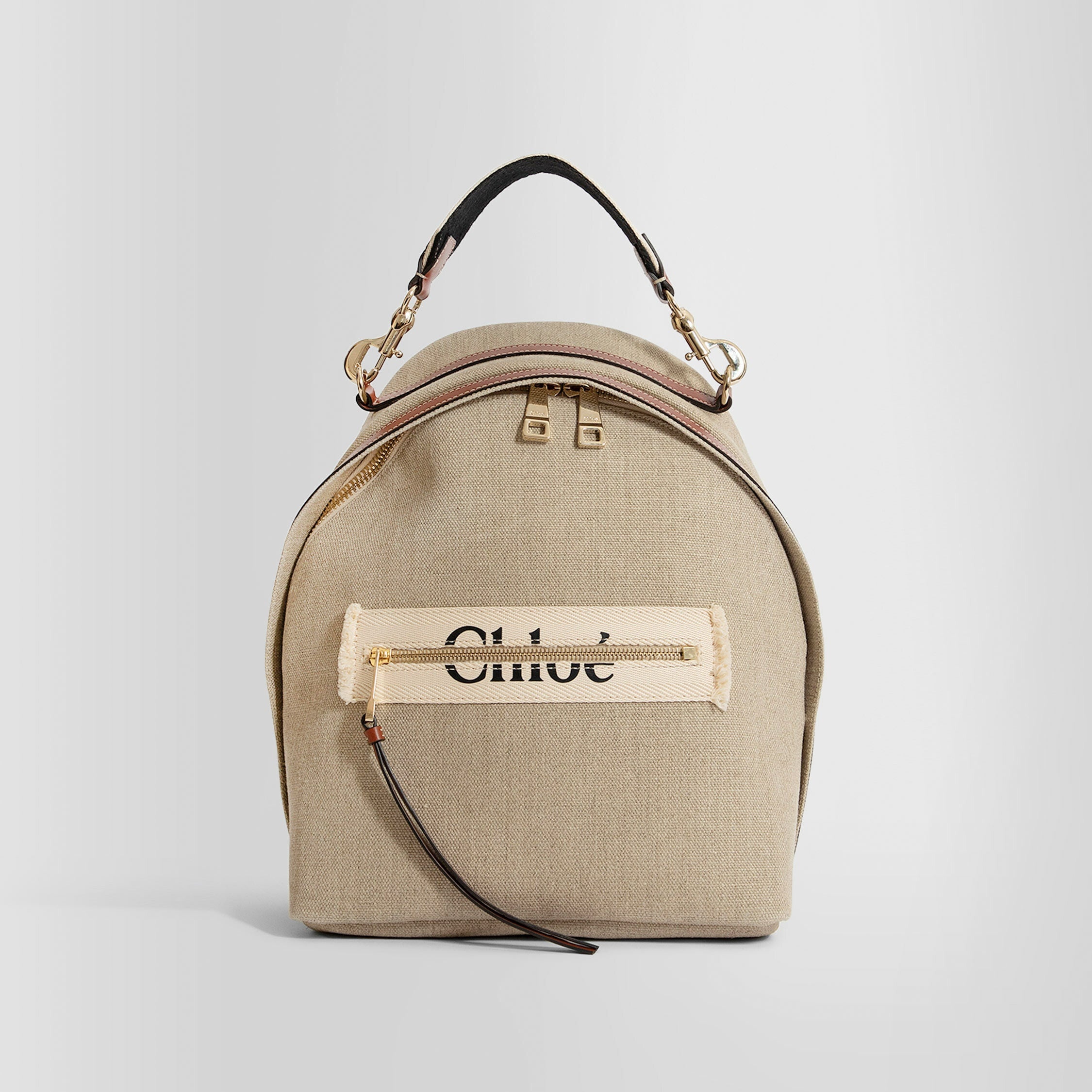 CHLOÉ WOMAN BEIGE BACKPACKS - 5