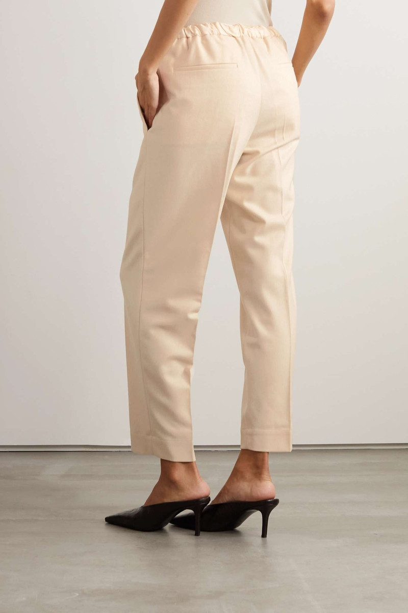 Wool straight-leg pants 4