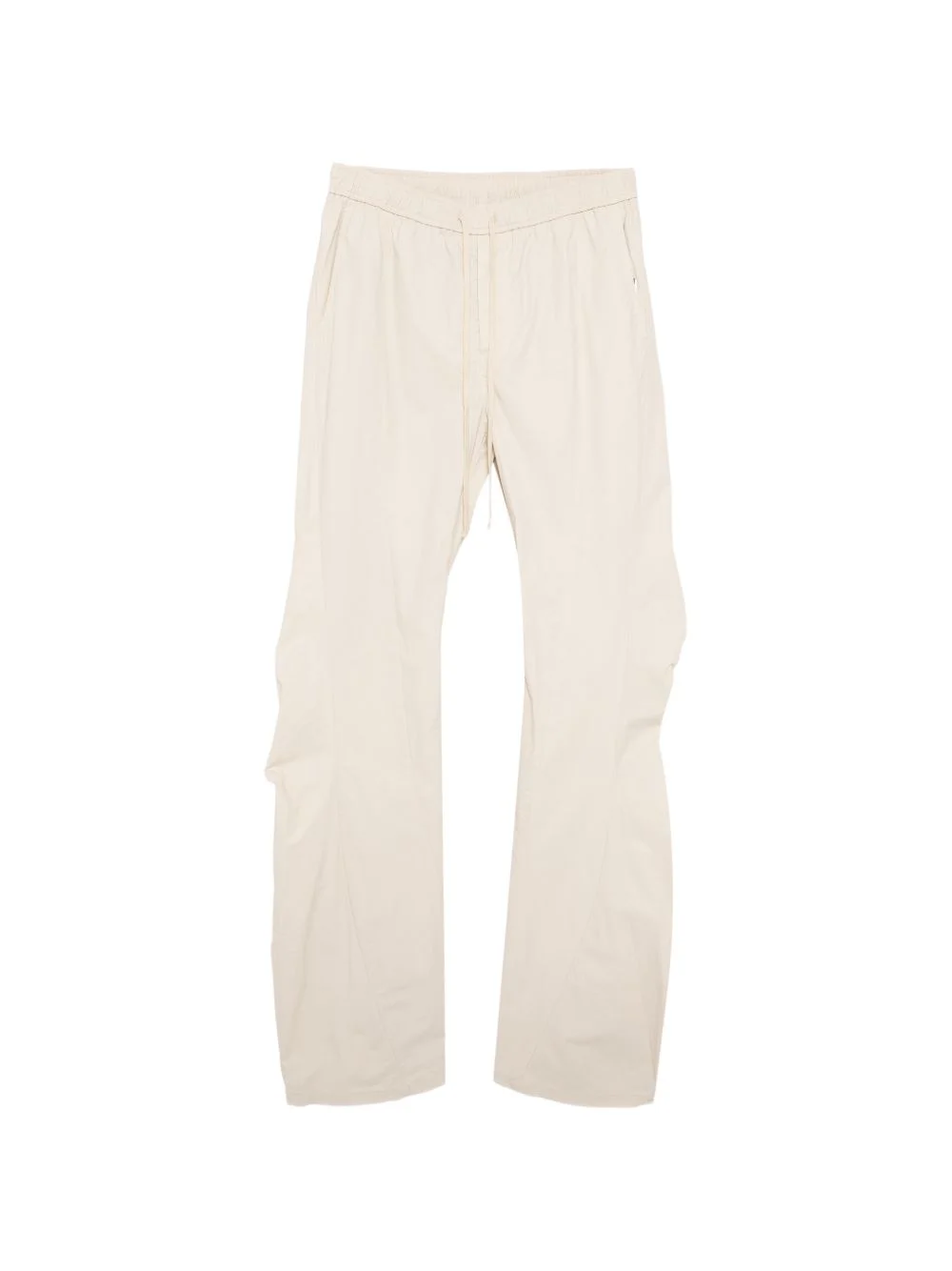 drawstring-waist panelled trousers - 1