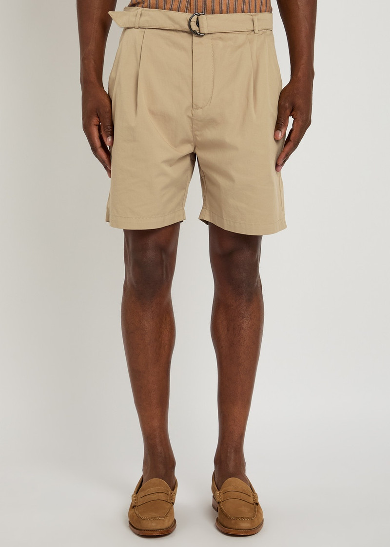 Oliver Spencer Oliver Spencer Belted Cotton Shorts outlook