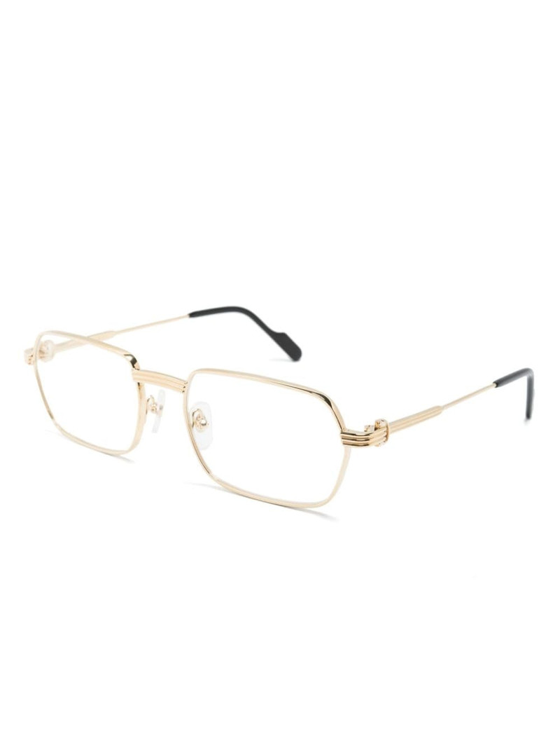 Cartier rectangle-frame glasses outlook