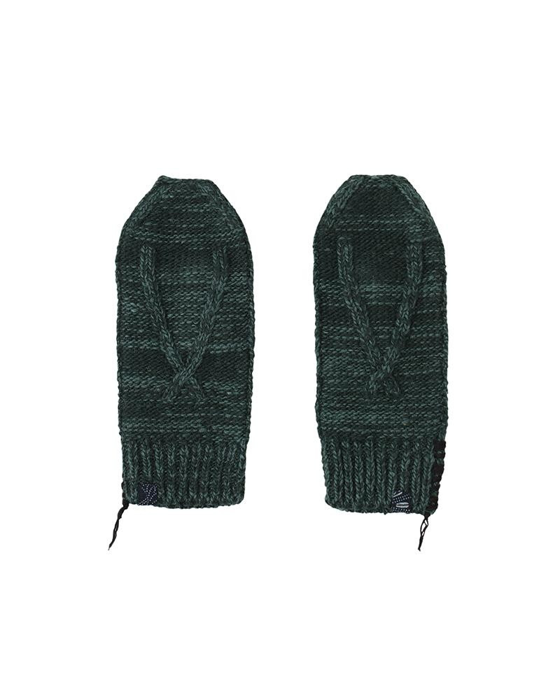 KNIT MITTEN (N.D.) GREEN 1