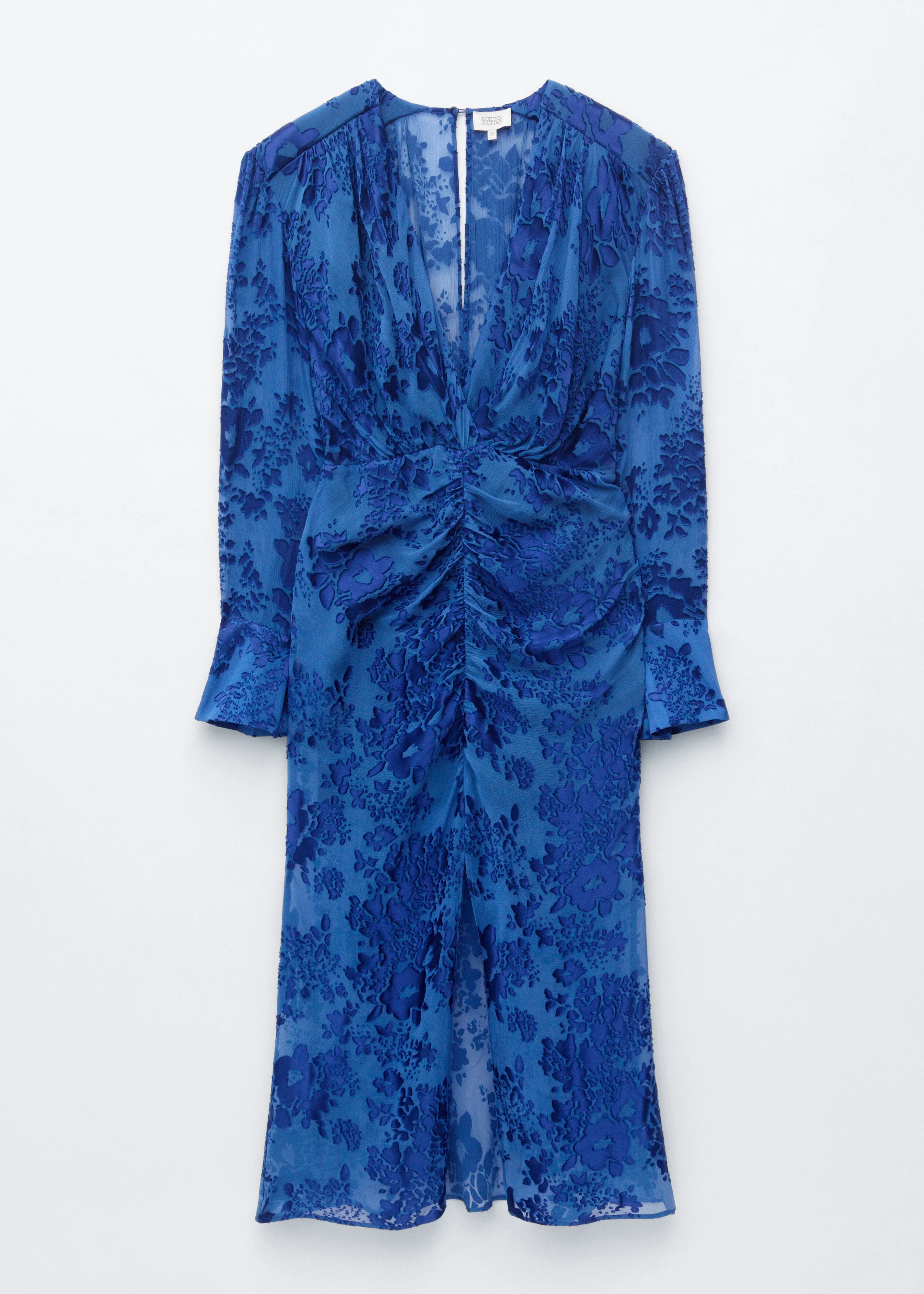 Silk-Blend Chiffon Dress - 1