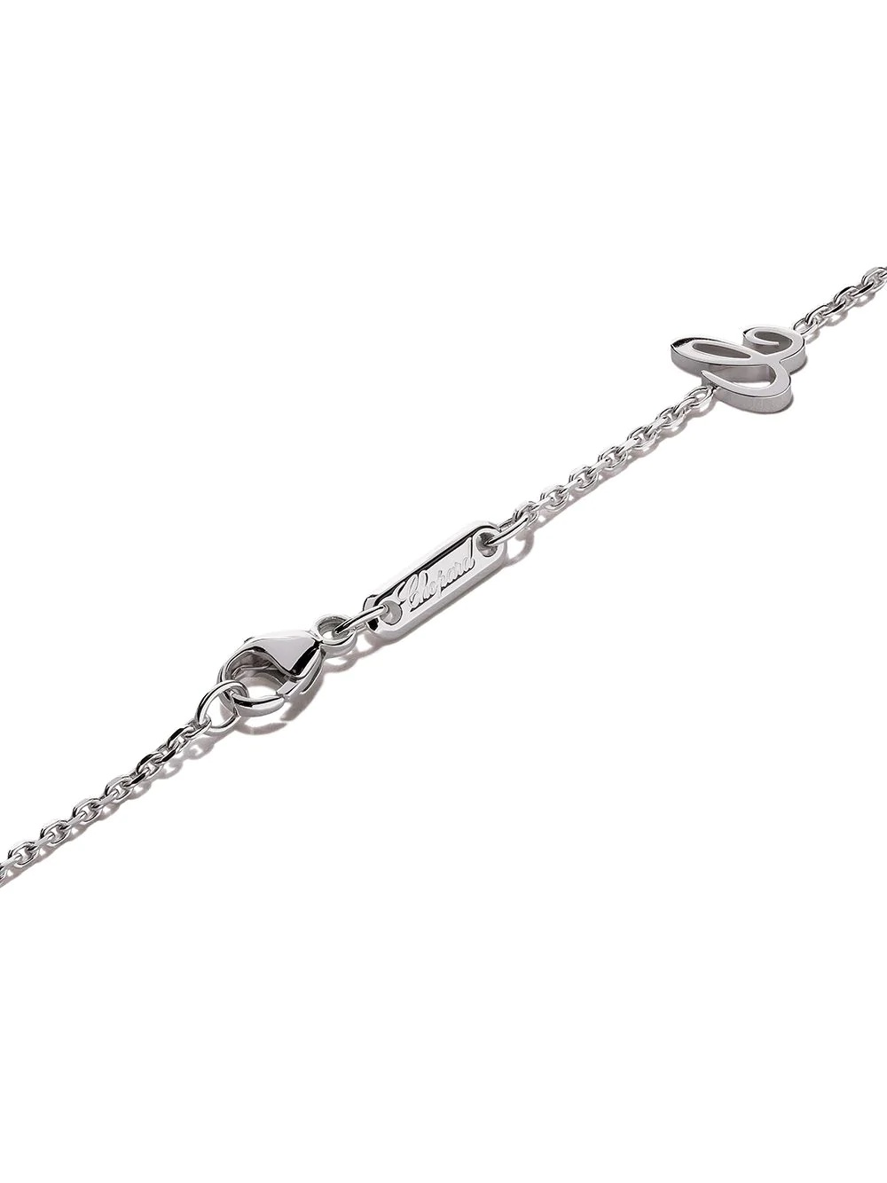 18kt white gold Happy Diamonds pendant necklace - 4