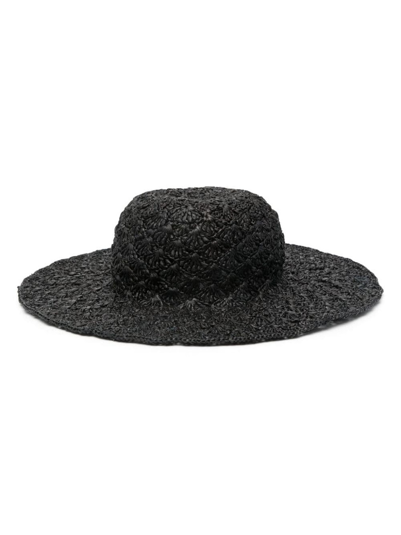 Tulum 길쌈된 raffia 태양 모자 1