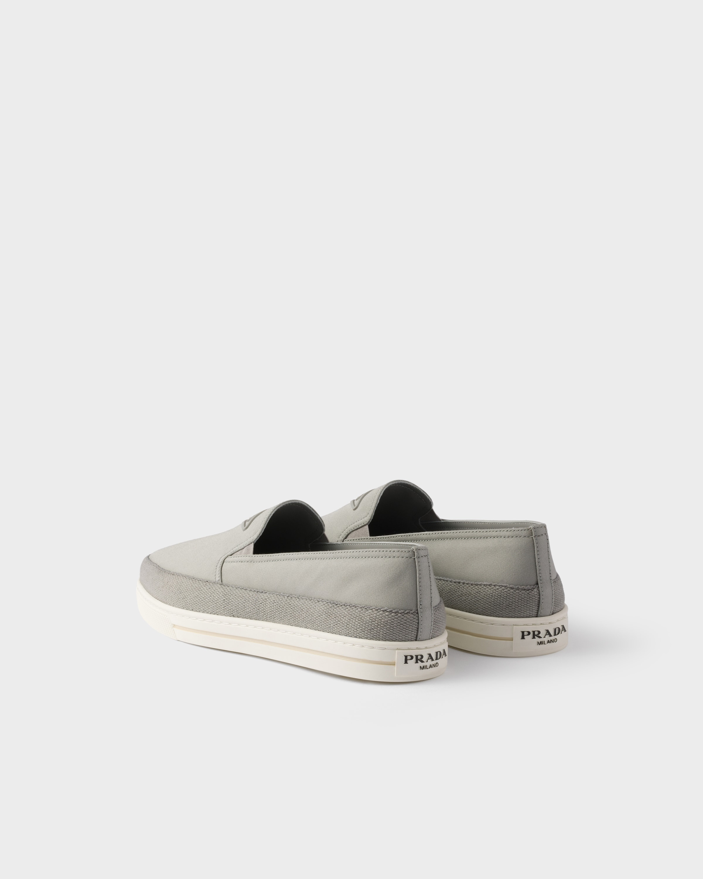 Cotton canvas slip-ons - 5