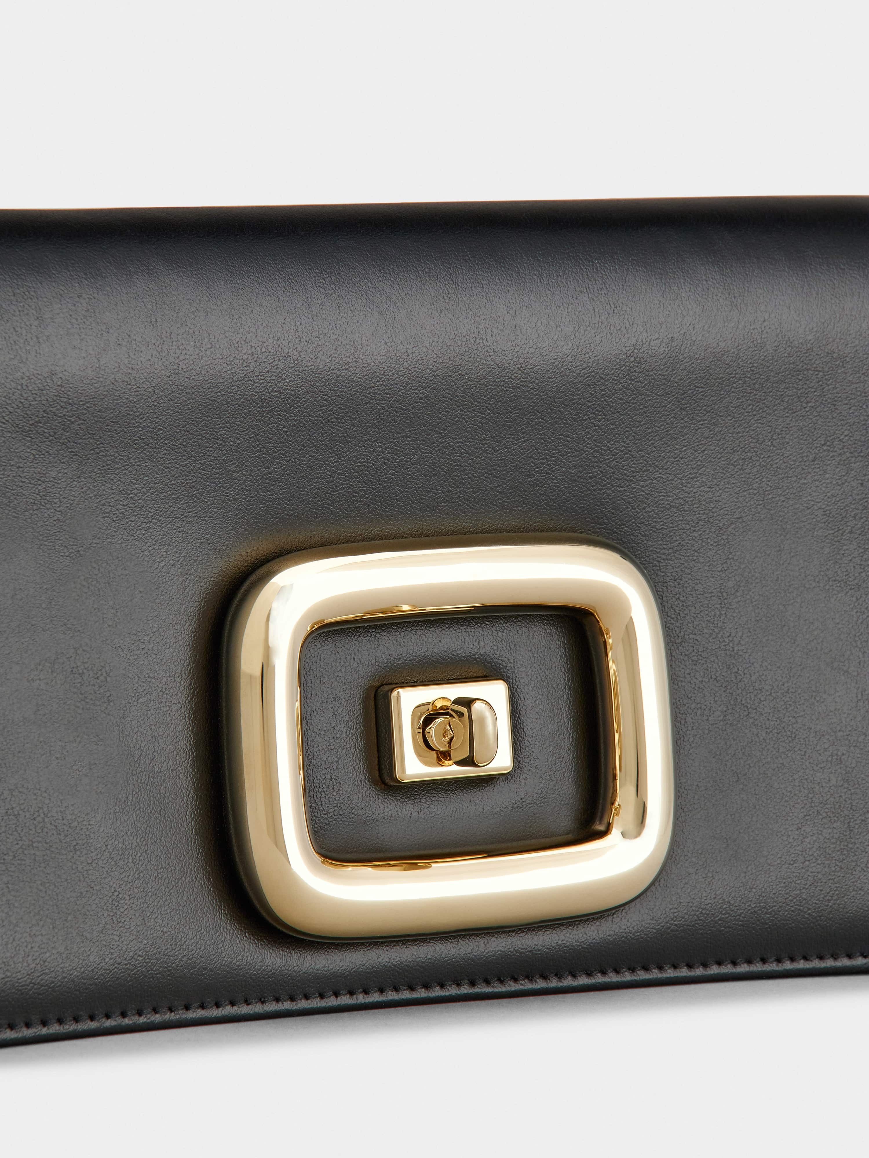 Viv' Choc Mini Bag in Leather - 6
