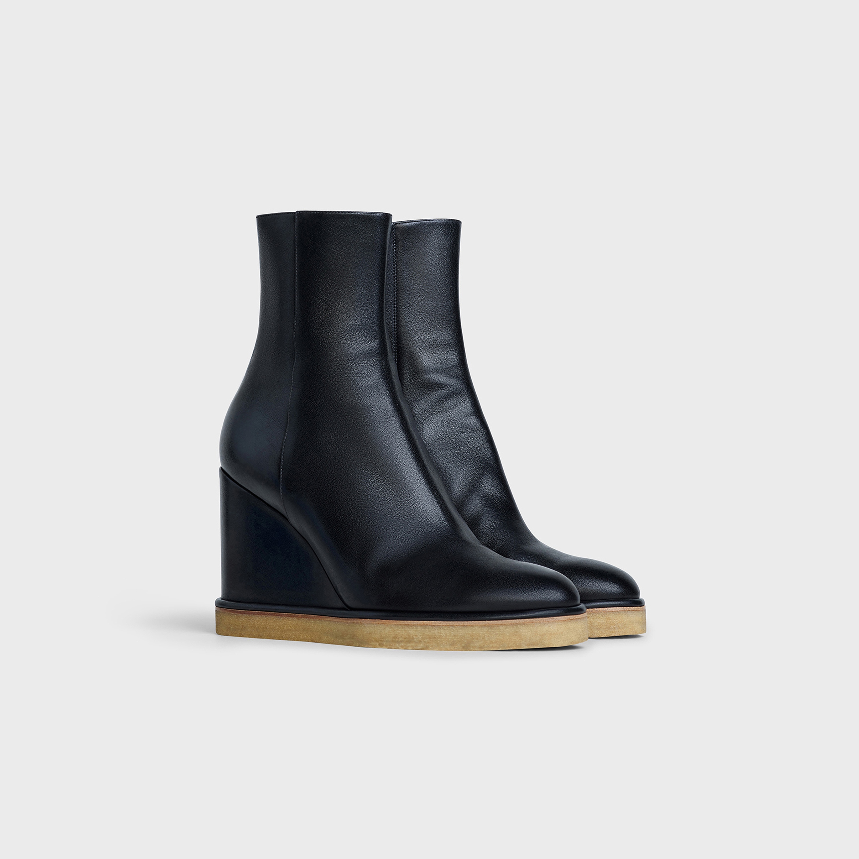 MANON WEDGE ANKLE BOOT  IN  CALFSKIN - 2