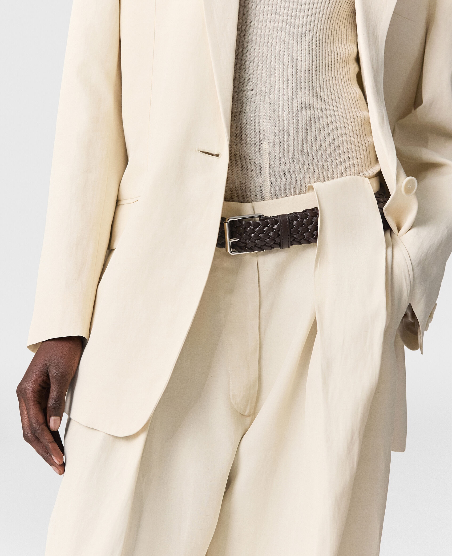 Slouchy Paneled Pants - 3