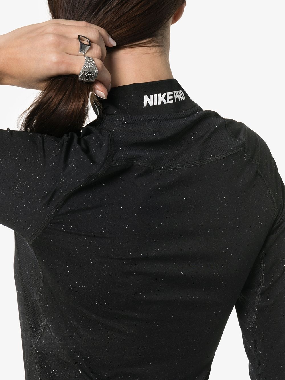 X Nike glitter high-neck training top - 5