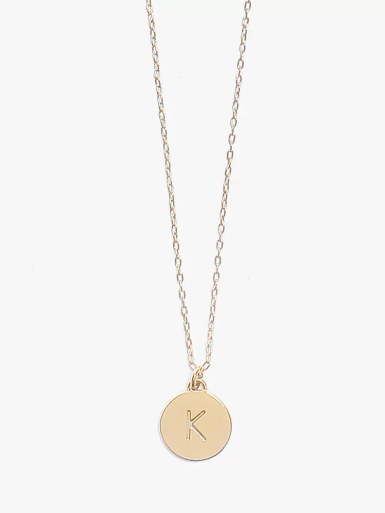 Initial K Mini Pendant - 1