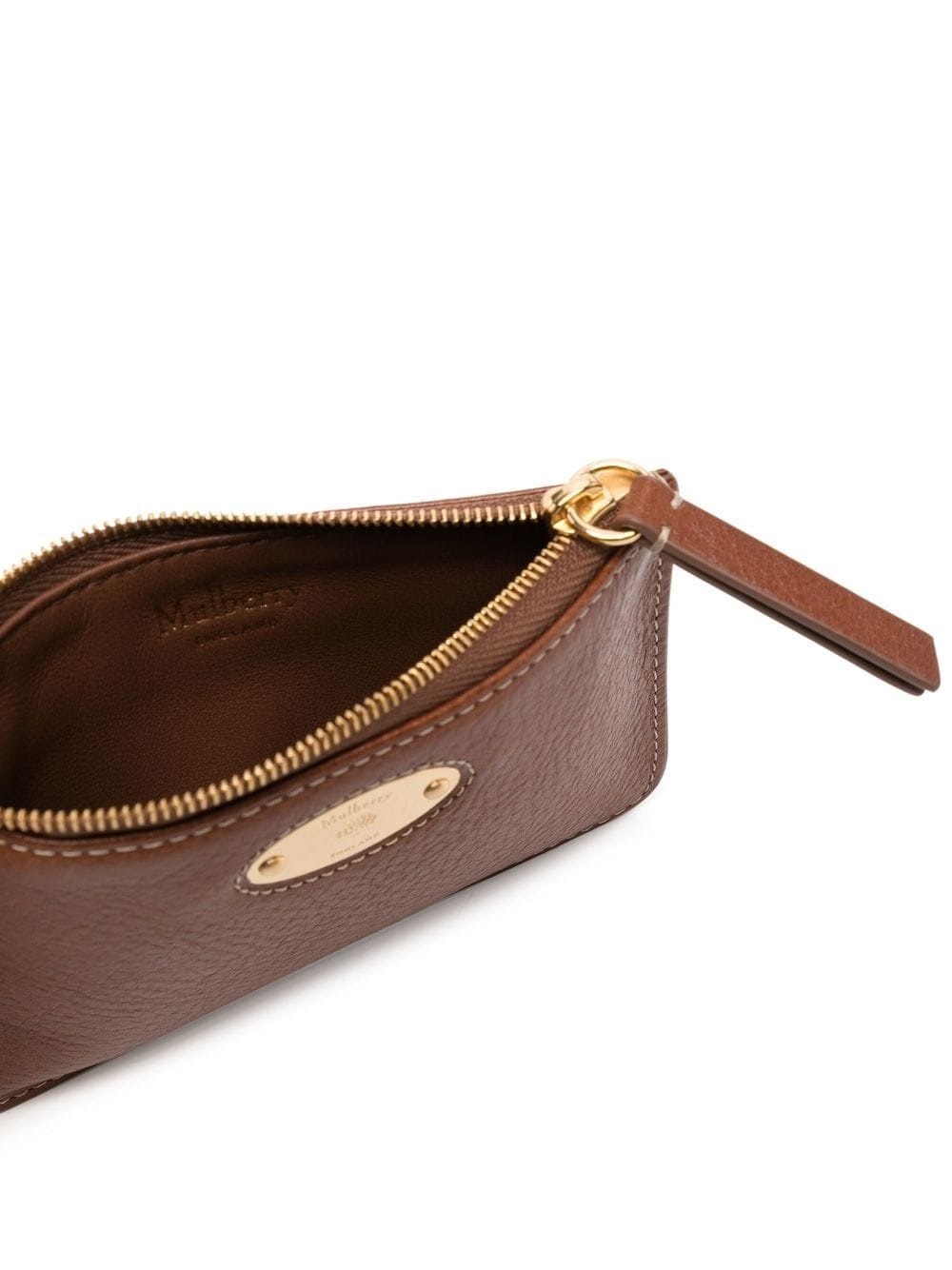grained-leather purse - 3