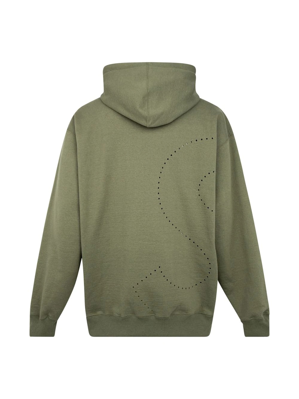 laser cut 'S' logo hoodie - 2