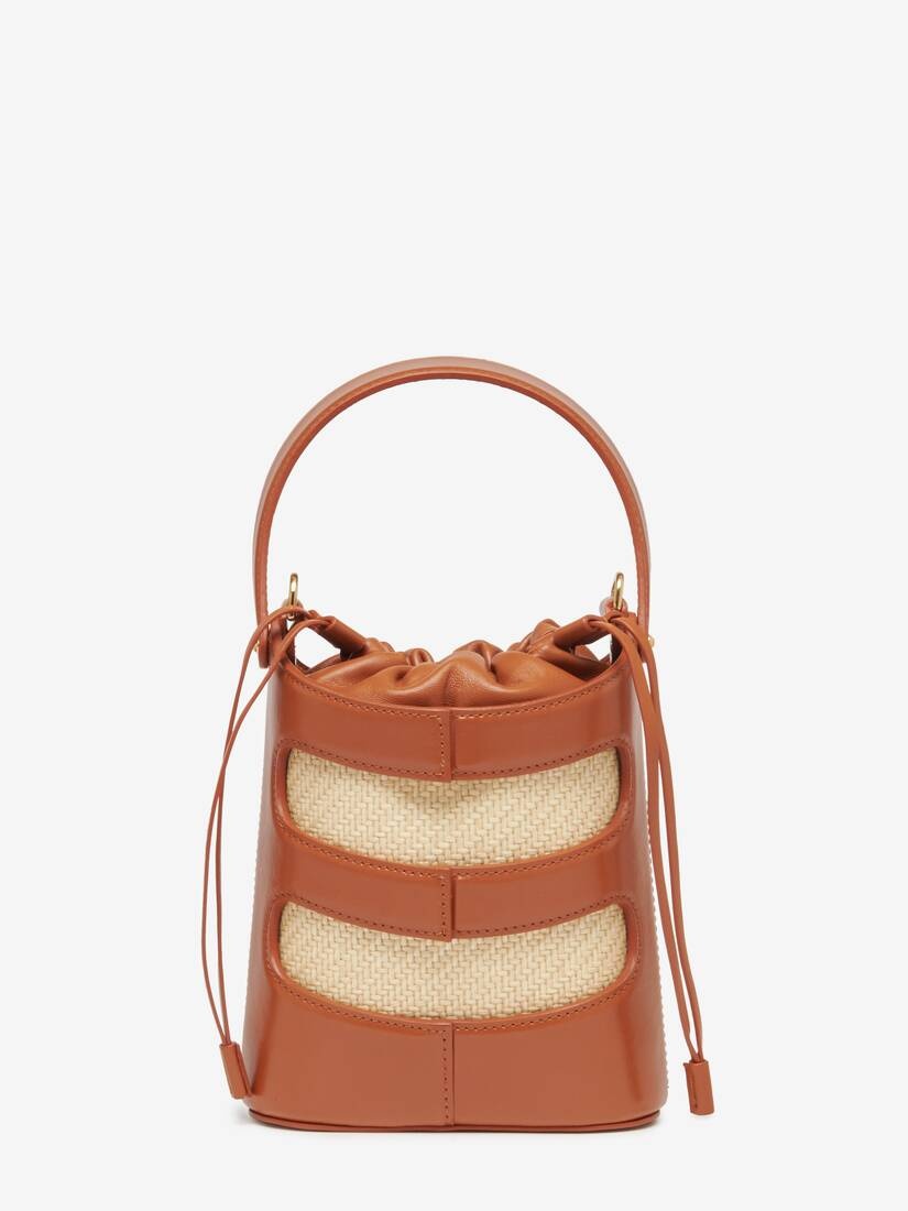 Women's The Rise Mini Bucket in Tan/natural - 4