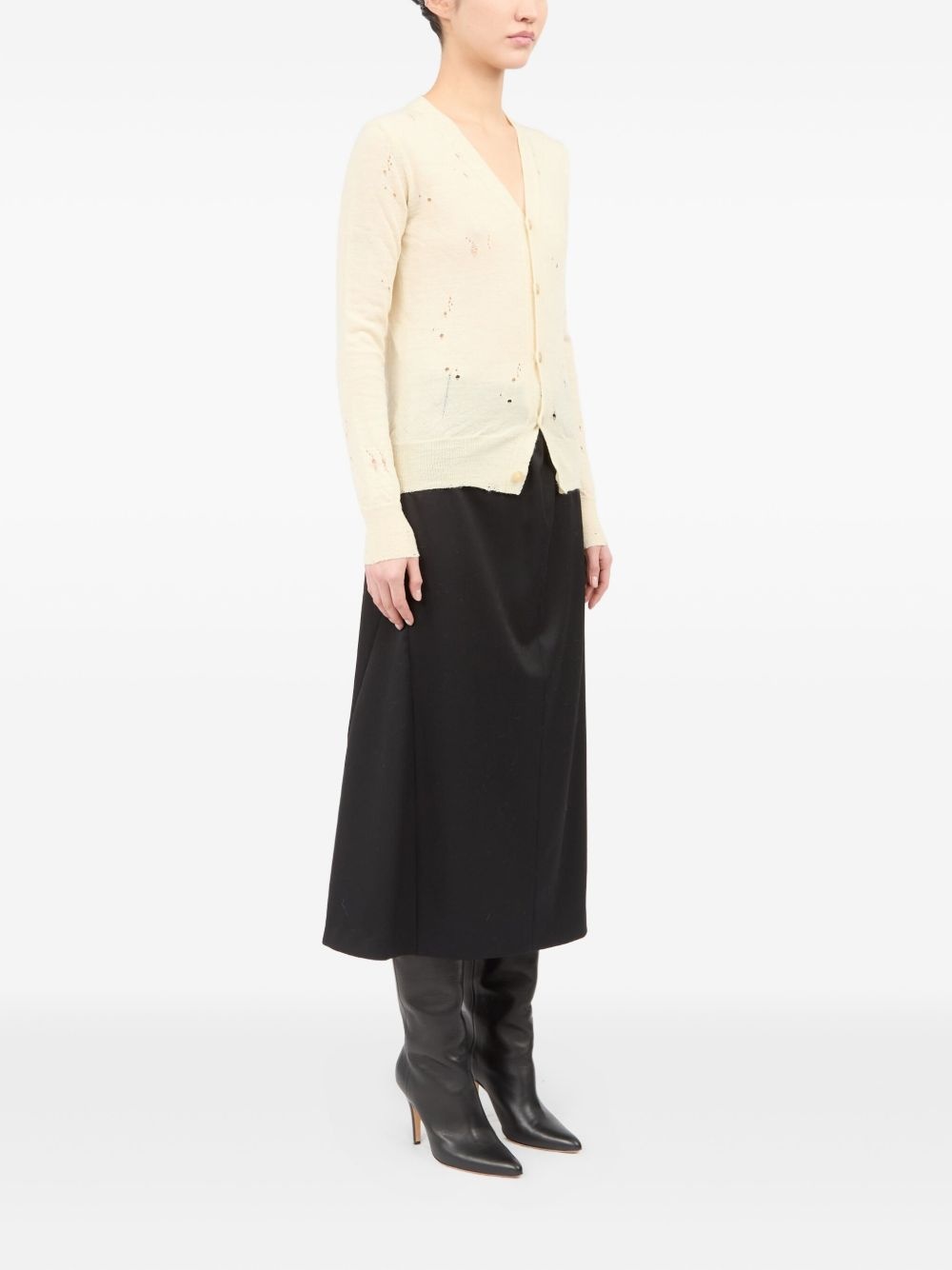 button-up cardigan - 3