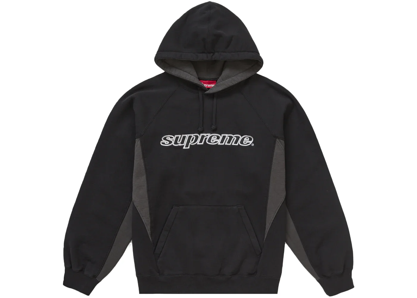 Supreme Supreme Division Hooded Sweatshirt Black | REVERSIBLE