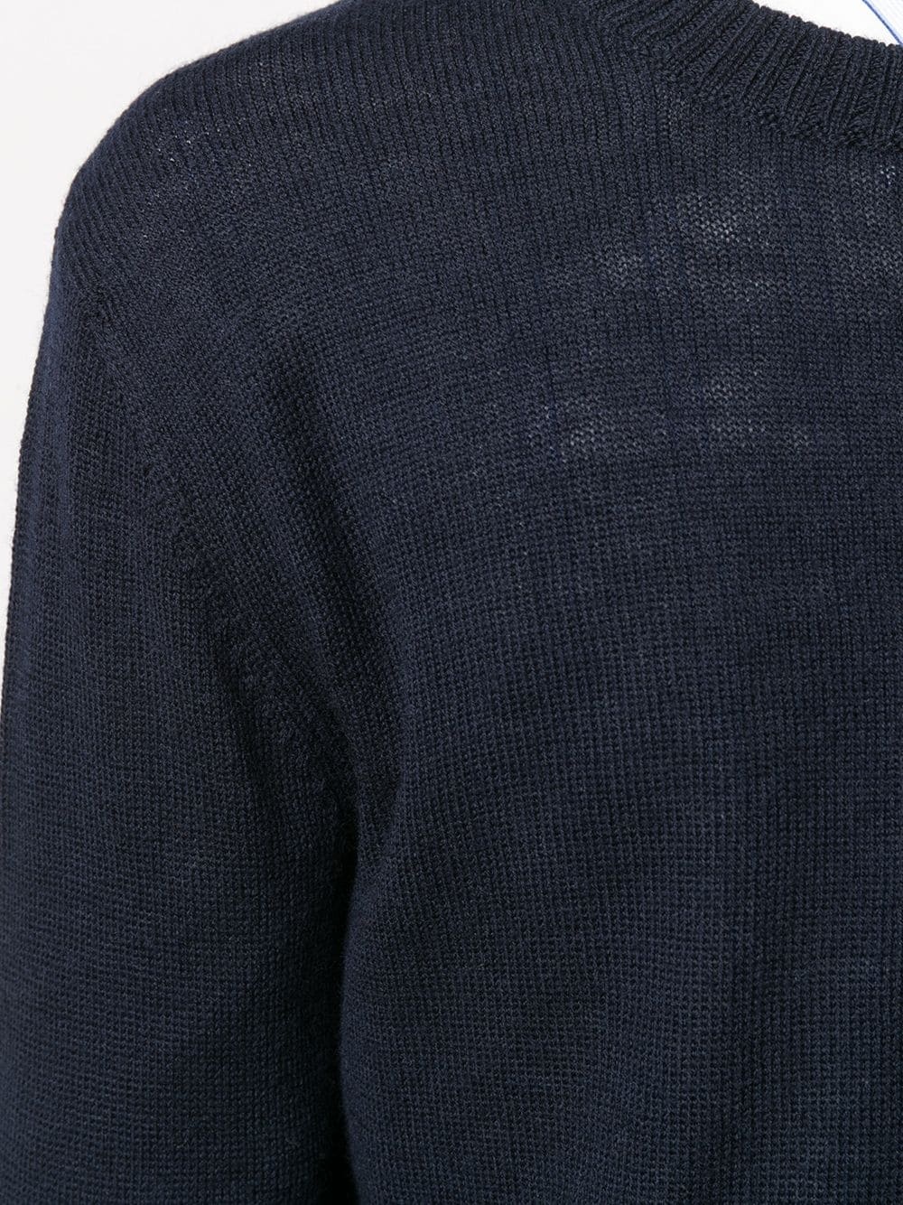 crew neck wool jumper - 5