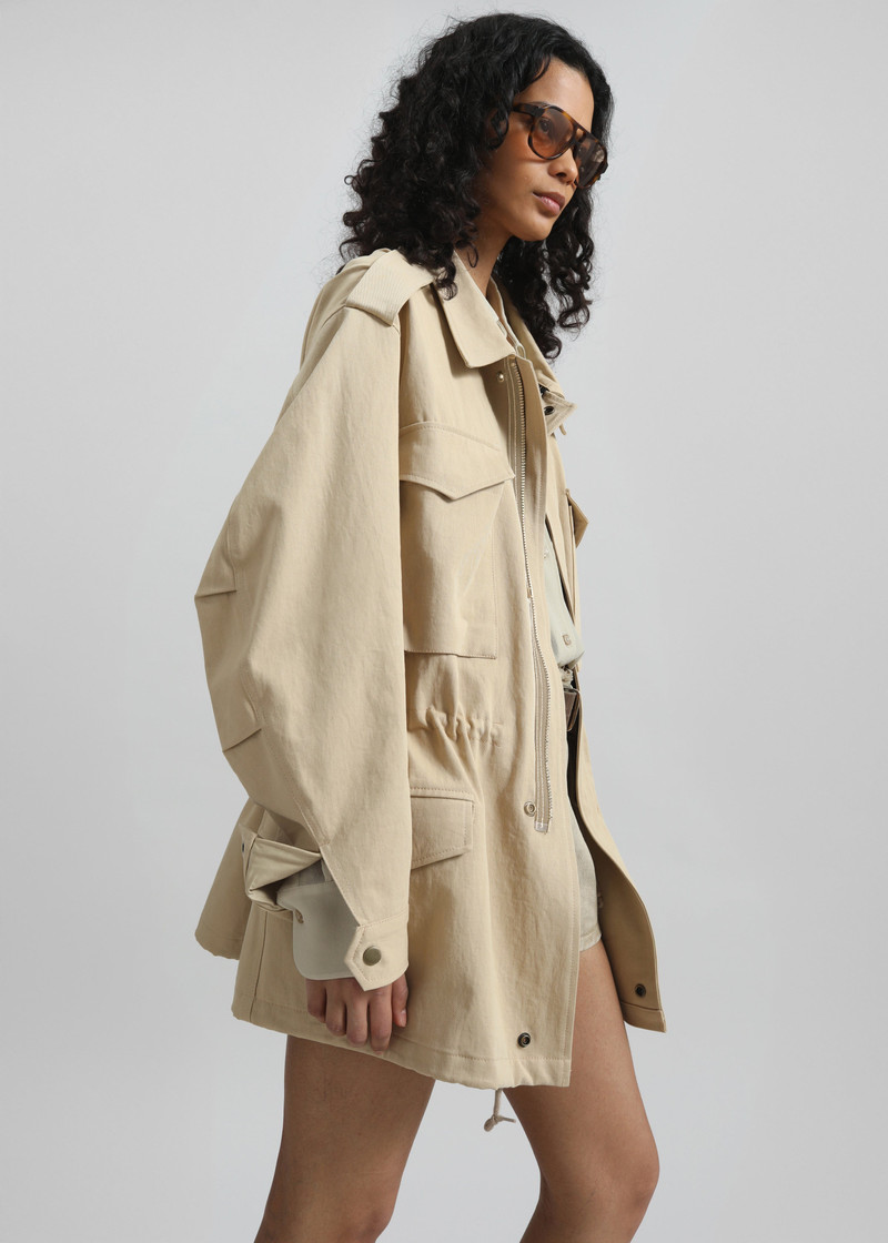 Toran Cargo Jacket - Beige 3