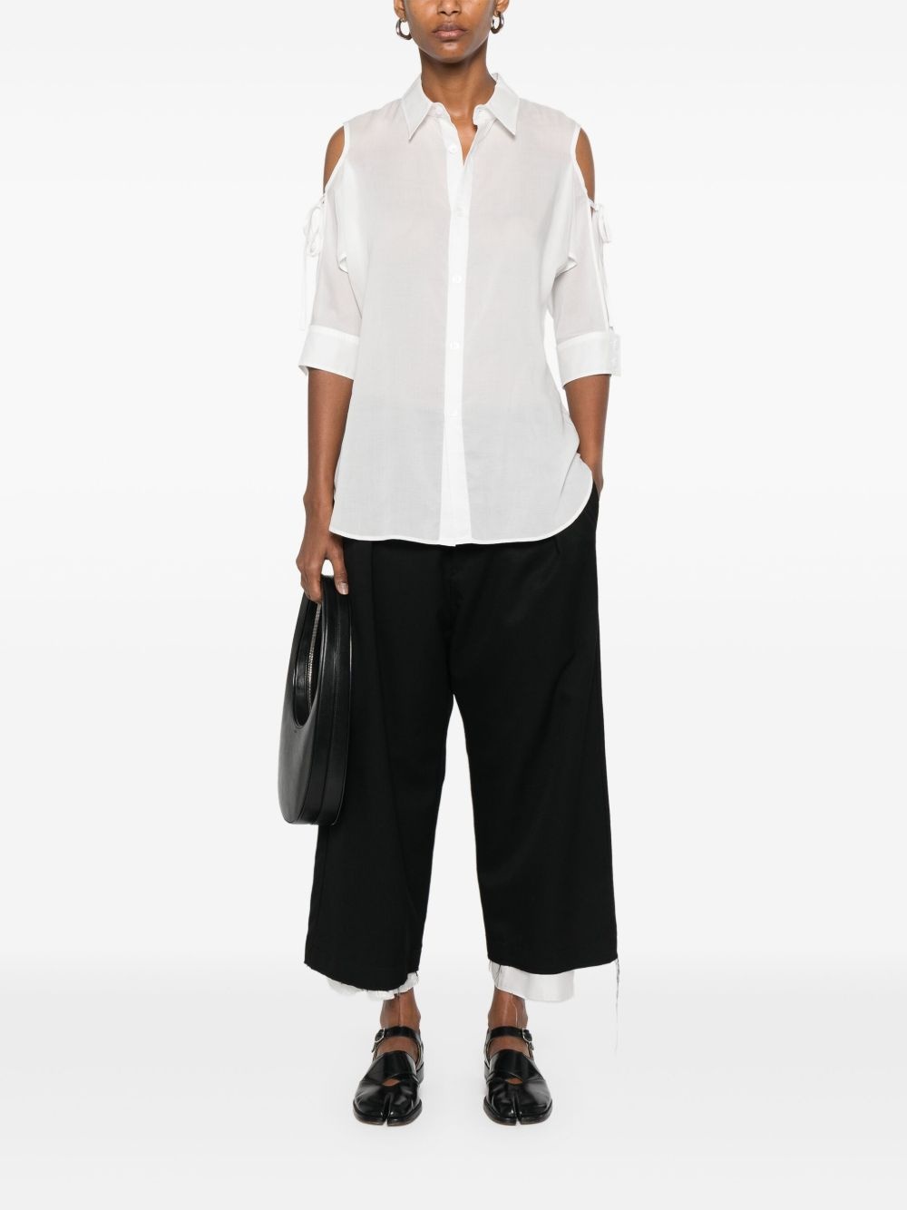 cut-out shirt - 2