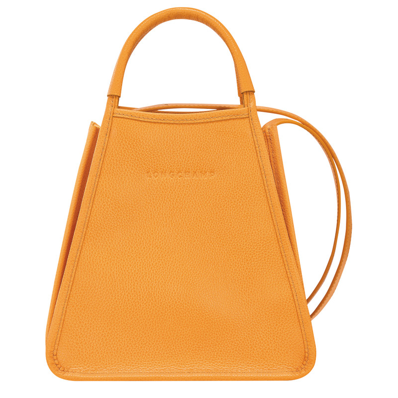 Le Foulonné S Handbag Apricot - Leather 1