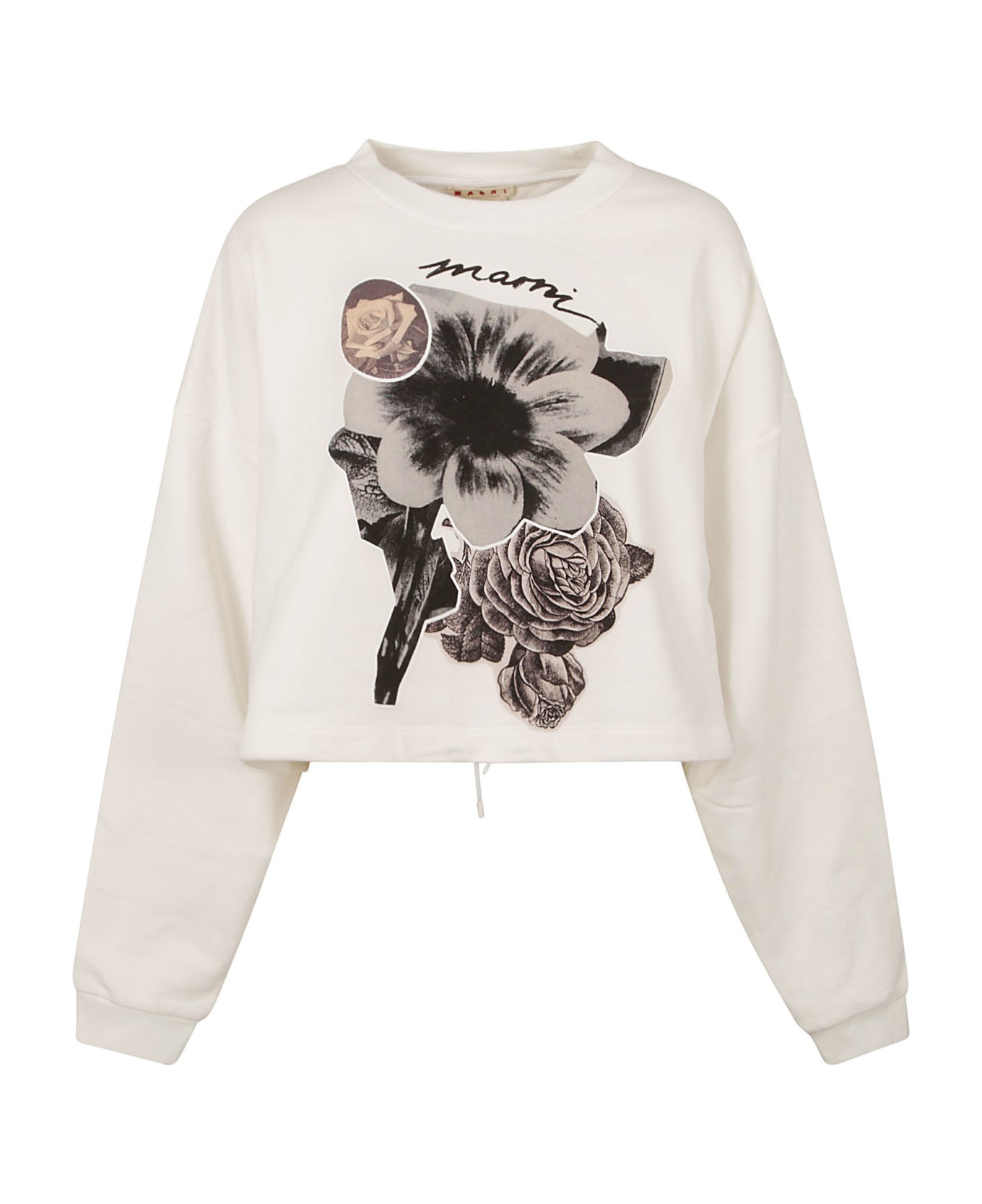 Collage Flowers Sweatshirt - 1