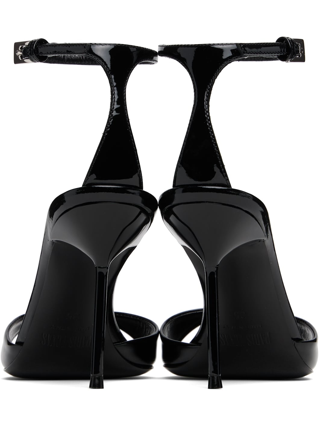 Black Lidia 90 Heeled Sandals - 2