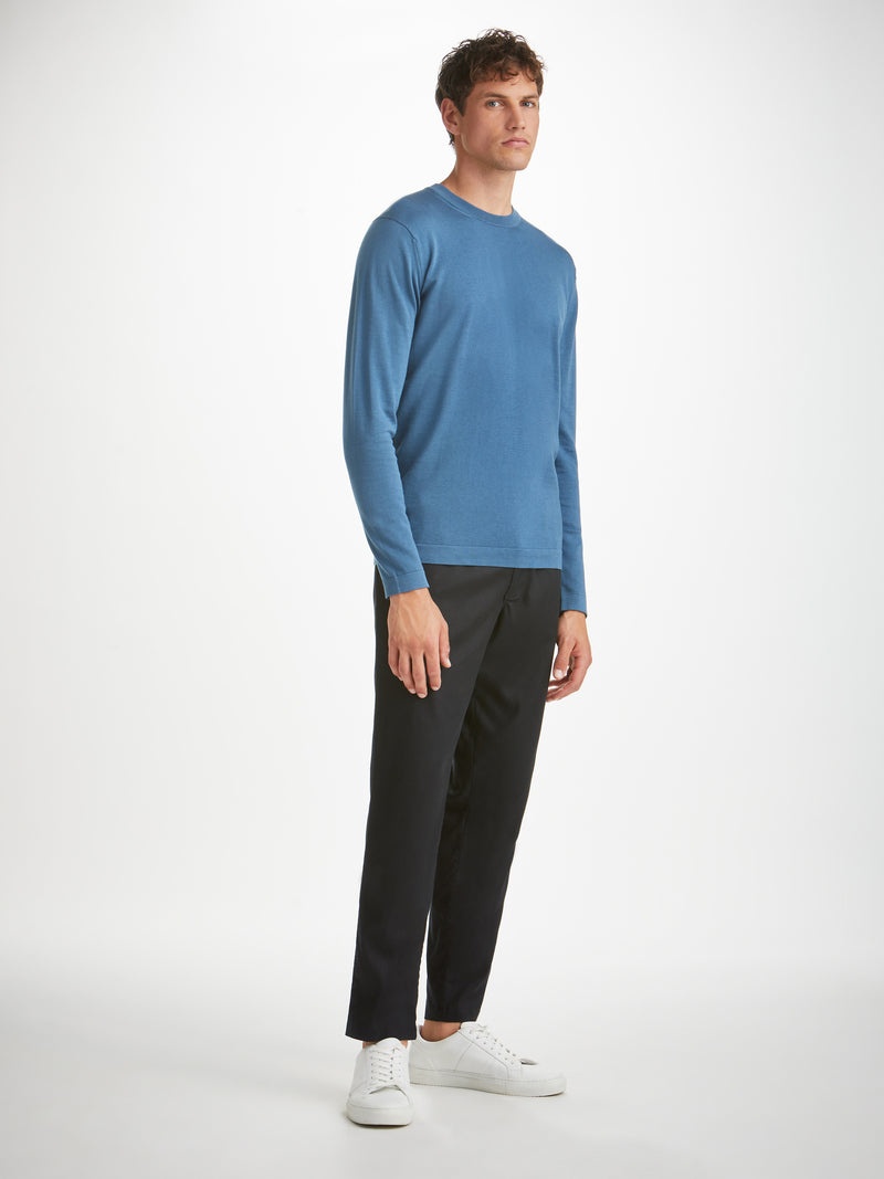 Men's Sweater Jacob Sea Island Storm Blue - 3