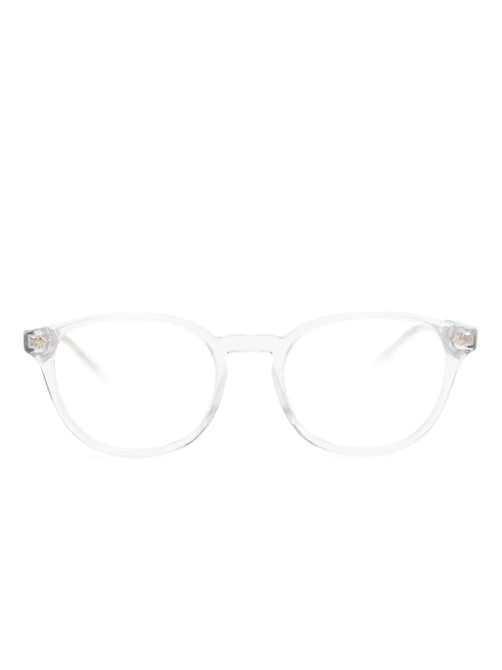transparent-frame glasses - 1