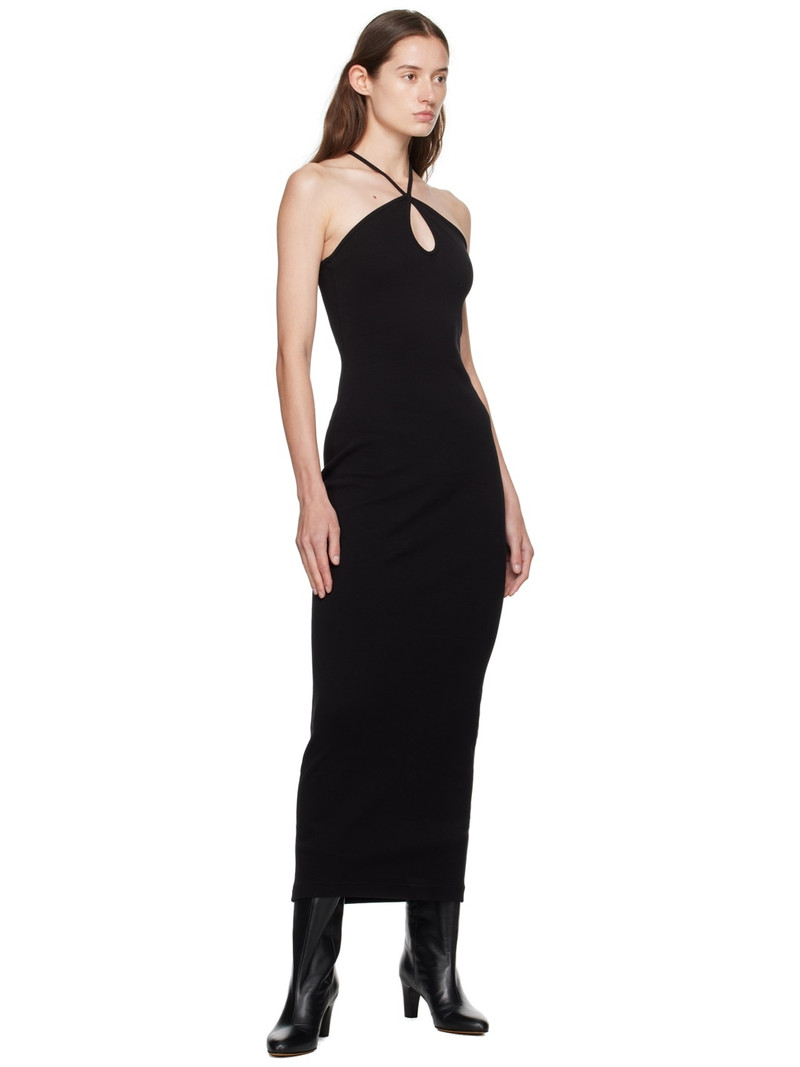 RE/DONE Black Keyhole Maxi Dress outlook