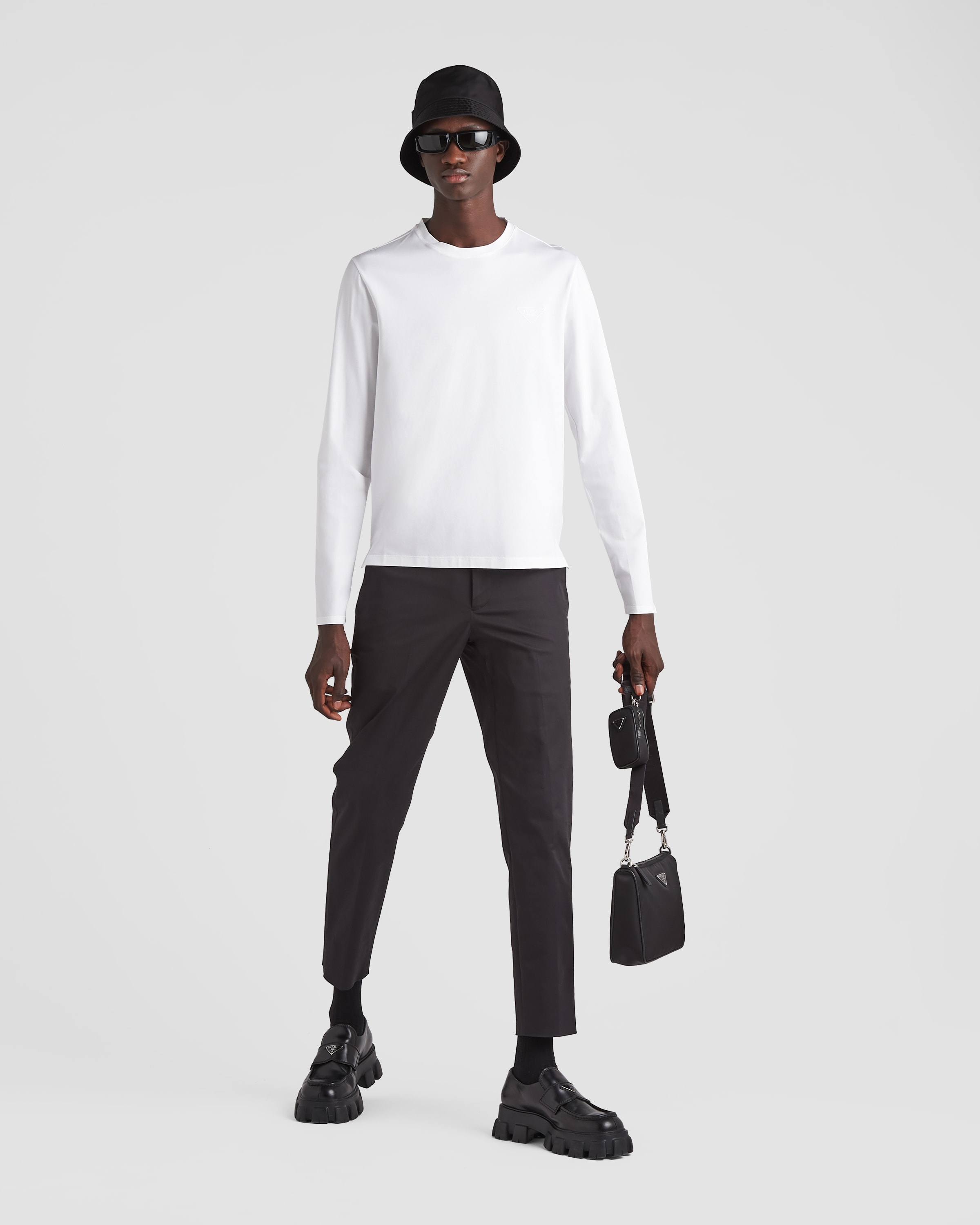Stretch cotton T-shirt - 2