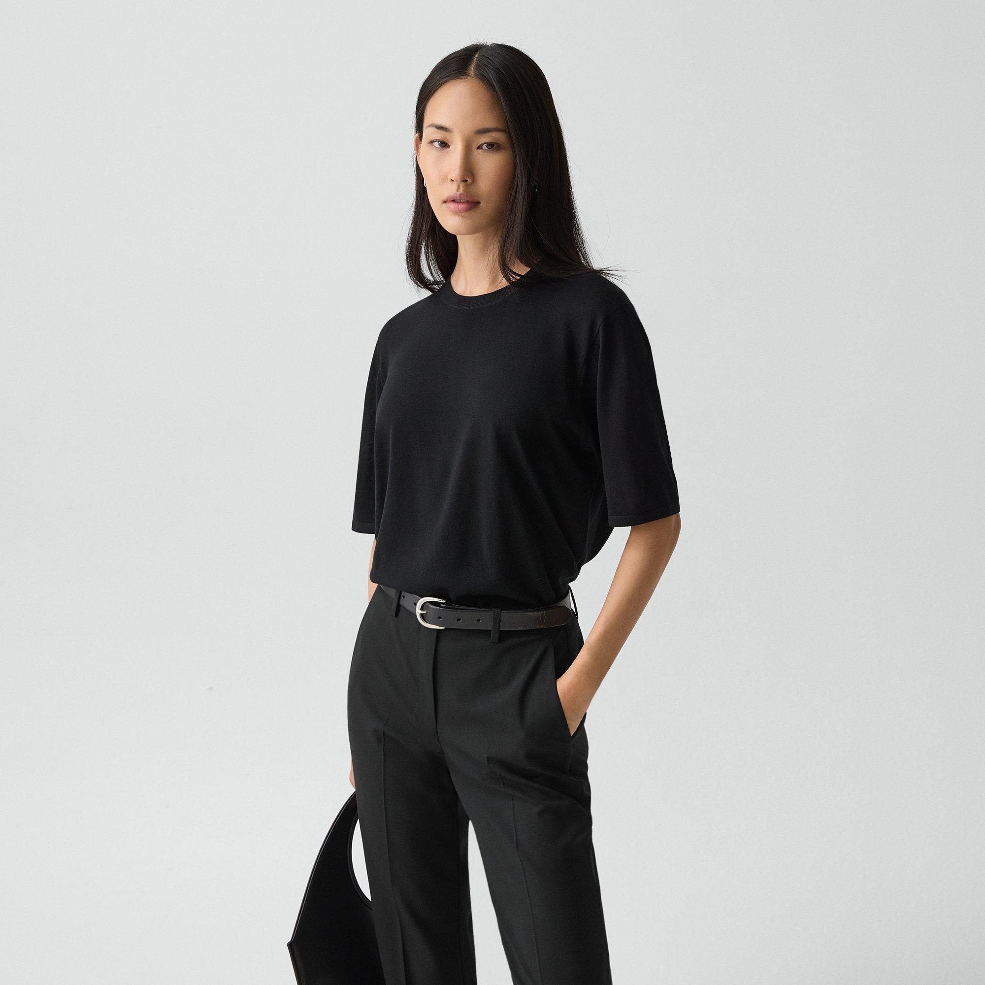 Boyfriend Tee in Regal Wool - 3