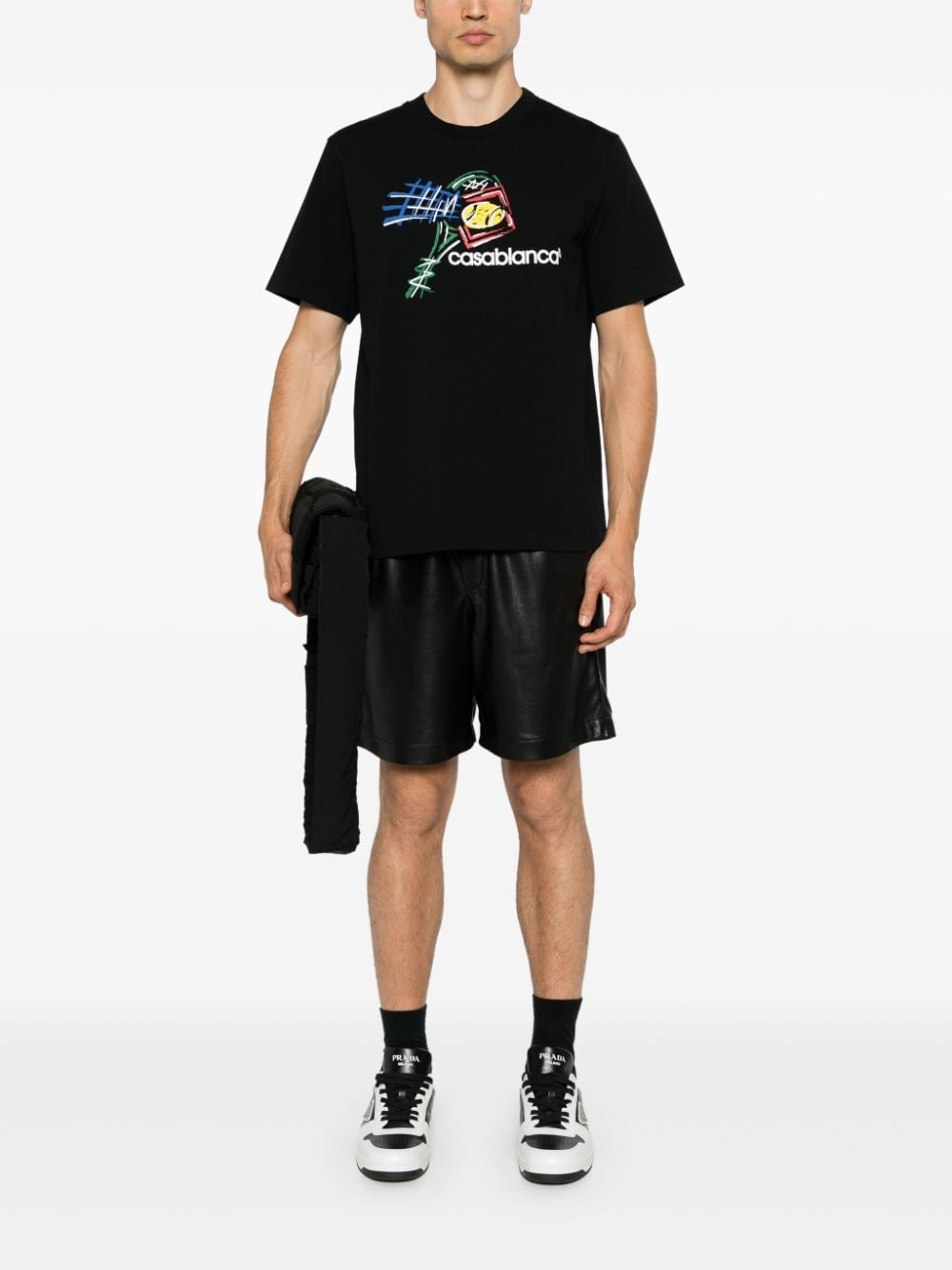 Croquis De Tennis logo-print T-shirt - 2