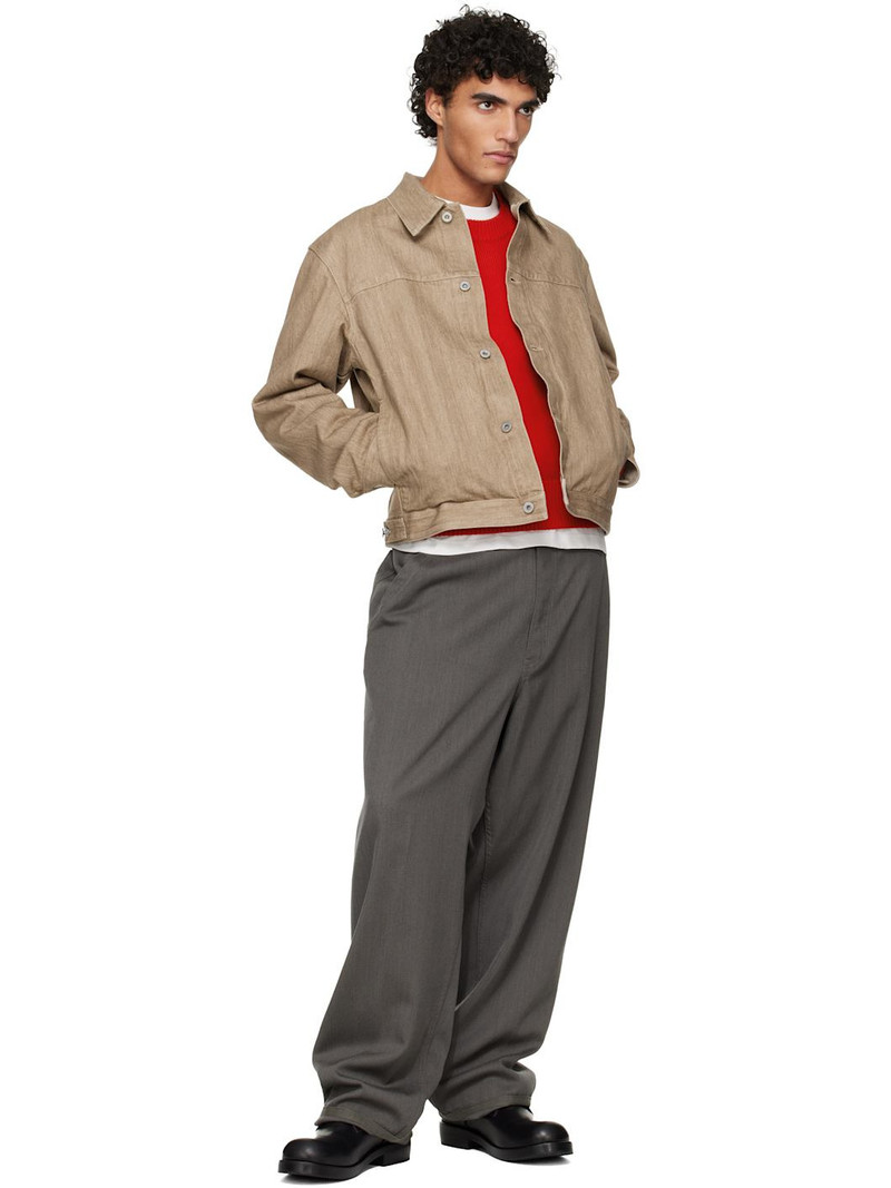 Jil Sander Beige Blouson Jacket outlook