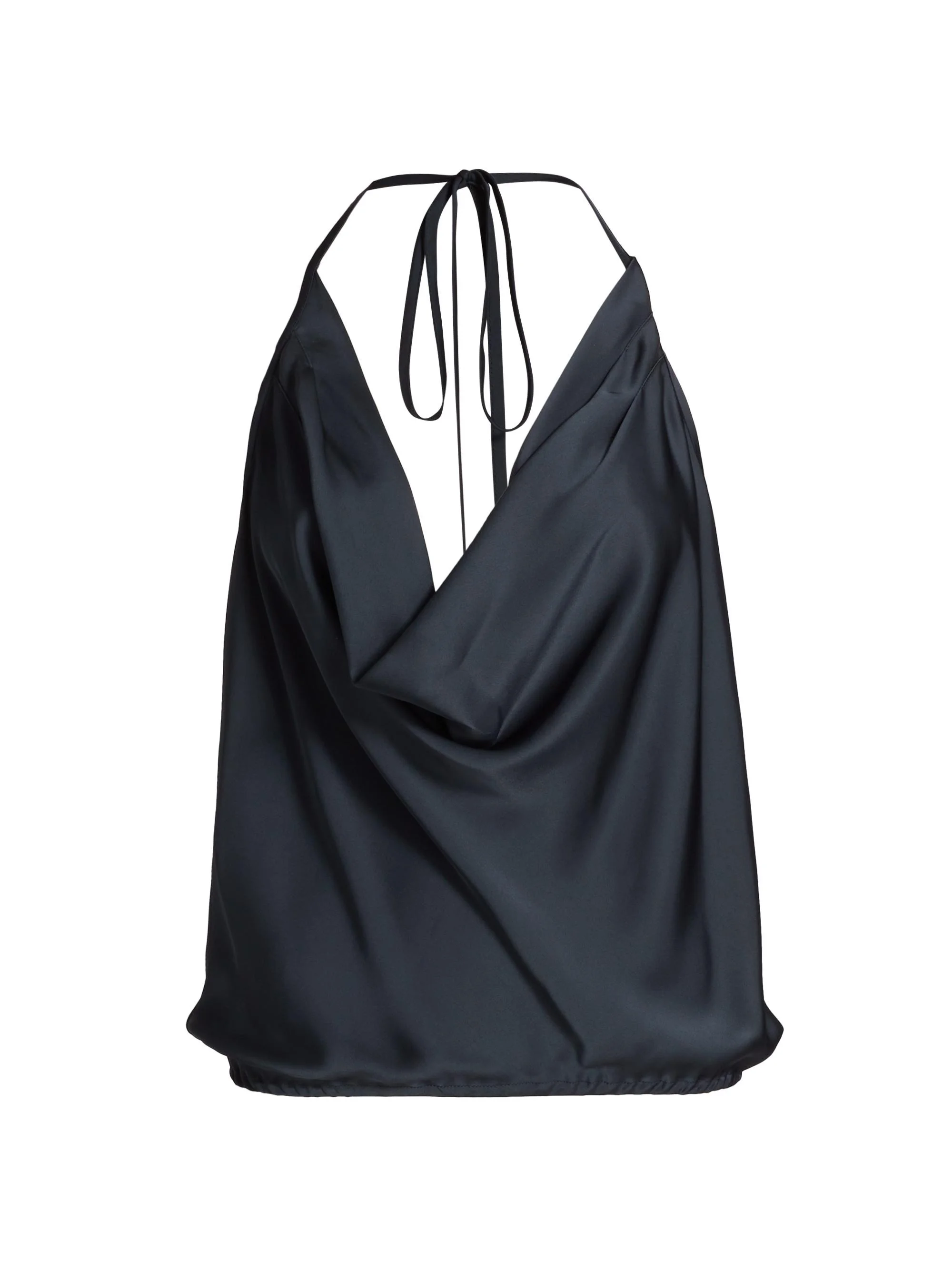 Women's Hettie Halterneck Top - Navy - 1