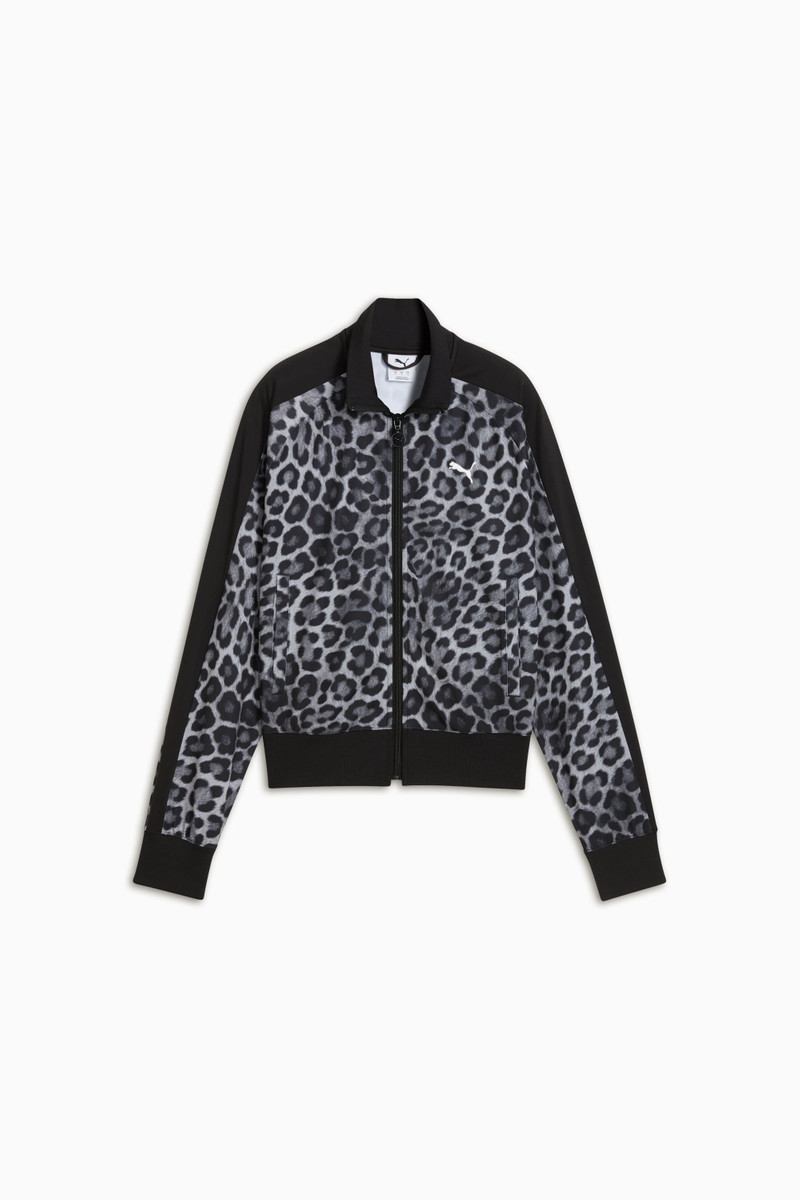 T7 LEO LUXE Women's All-Over Print Short Track Jacket 1