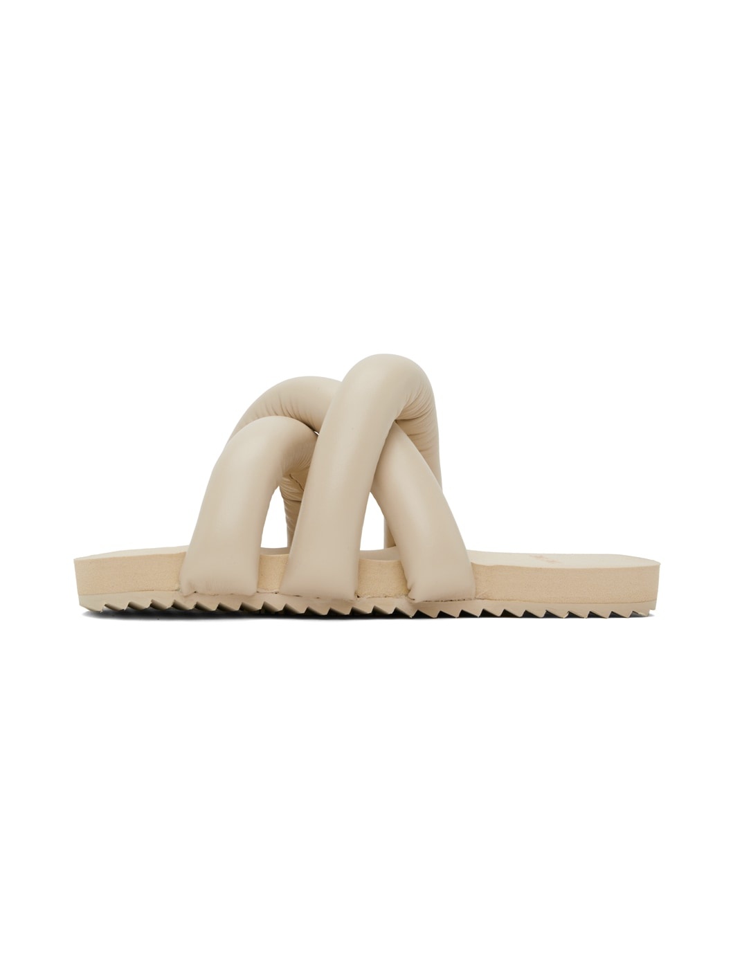 Beige Tyre Sandals - 3