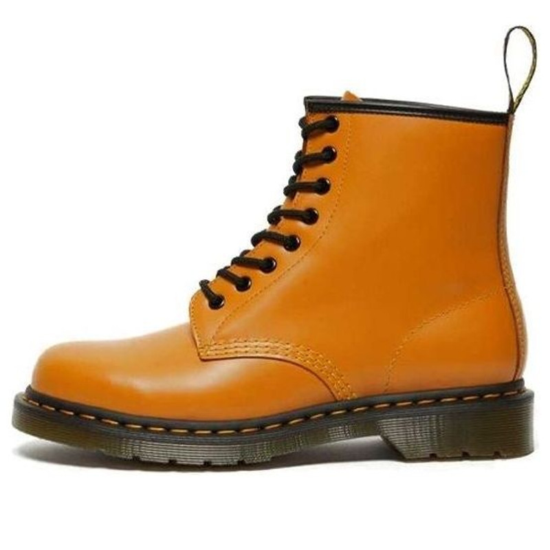 Dr.Martens 1460 Smooth Leather Lace Up Boots 'Orange' 27139804 1