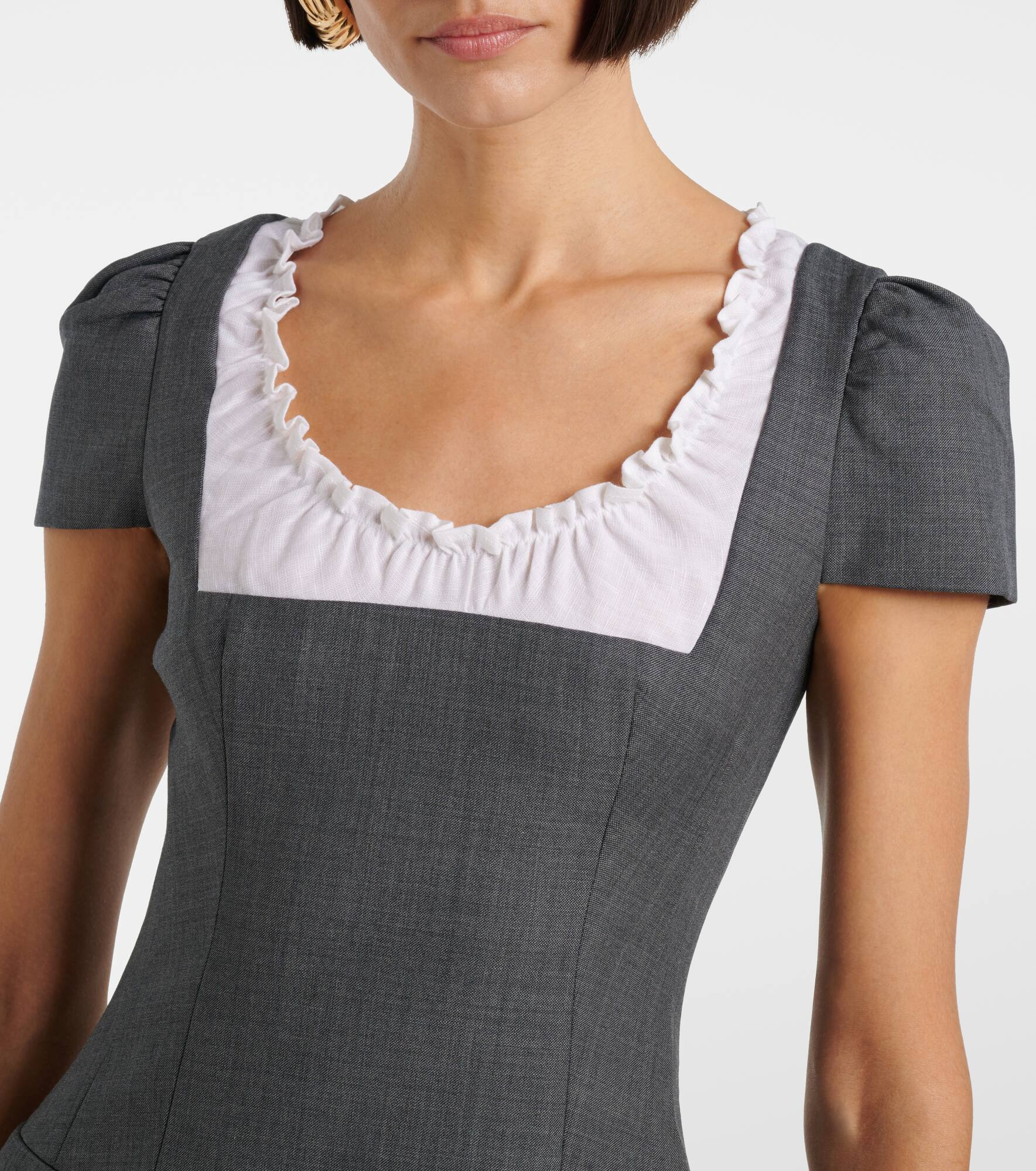 Ruffled minidress - 4
