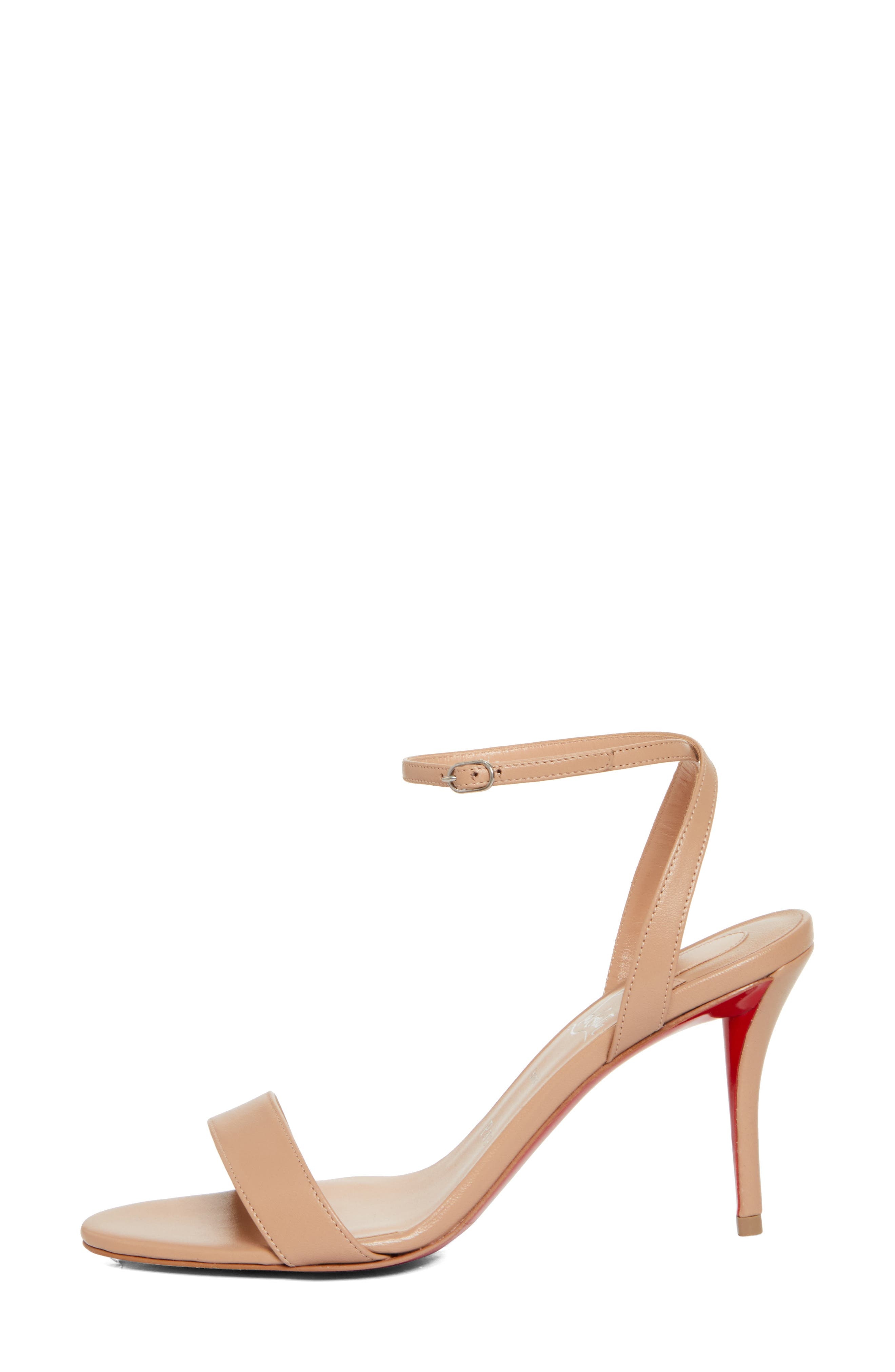 Christian Louboutin Miss Z Ankle Strap Sandal in Blush/Lin Blush at Nordstrom - 3
