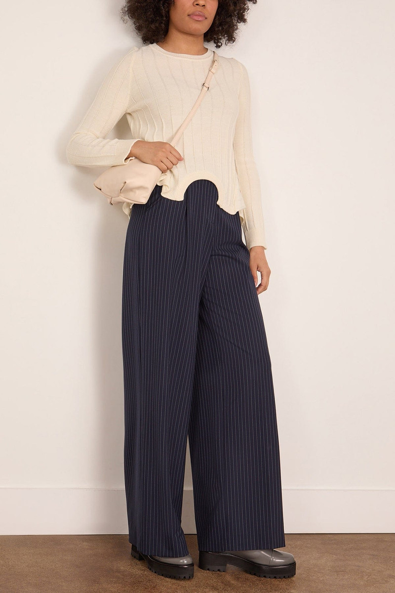 MM6 Maison Margiela Crewneck in Off White outlook